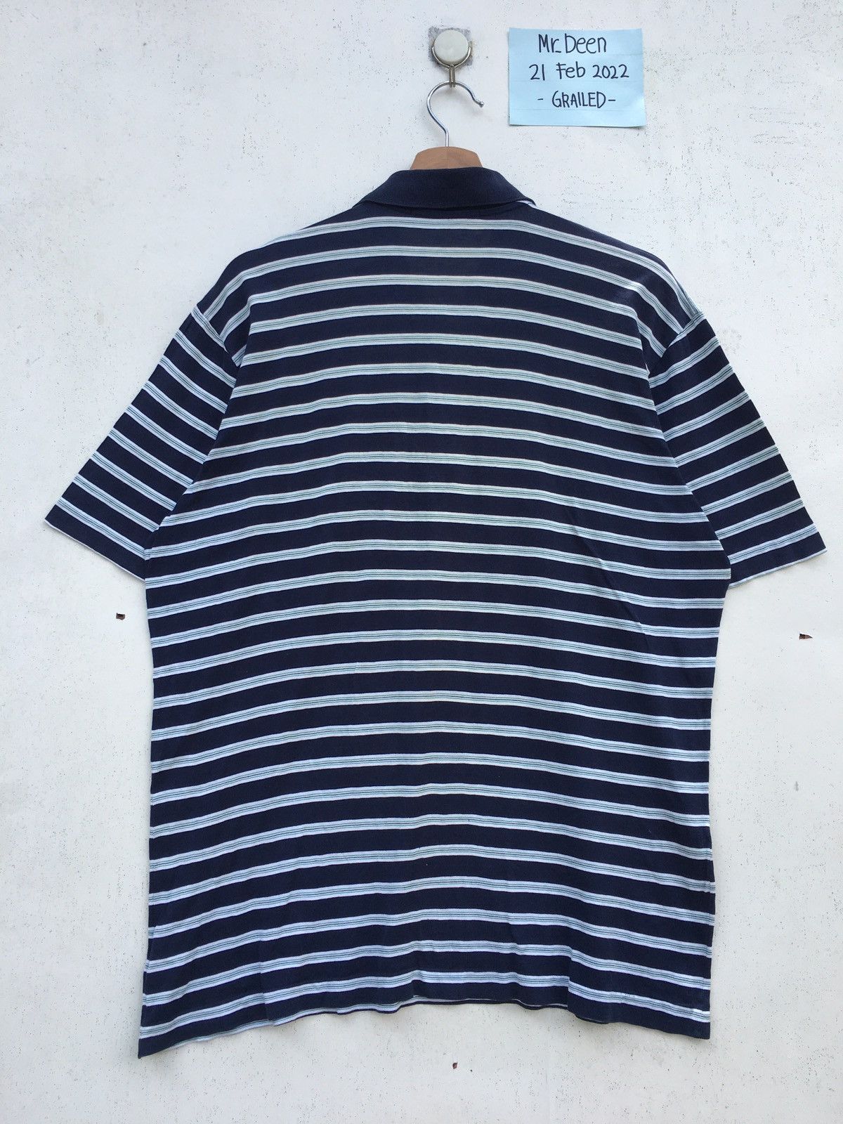 Givenchy Rare Vintage 90s Givenchy Stripes Polo Shirt Size US L / EU 52-54 / 3 - 13 Thumbnail