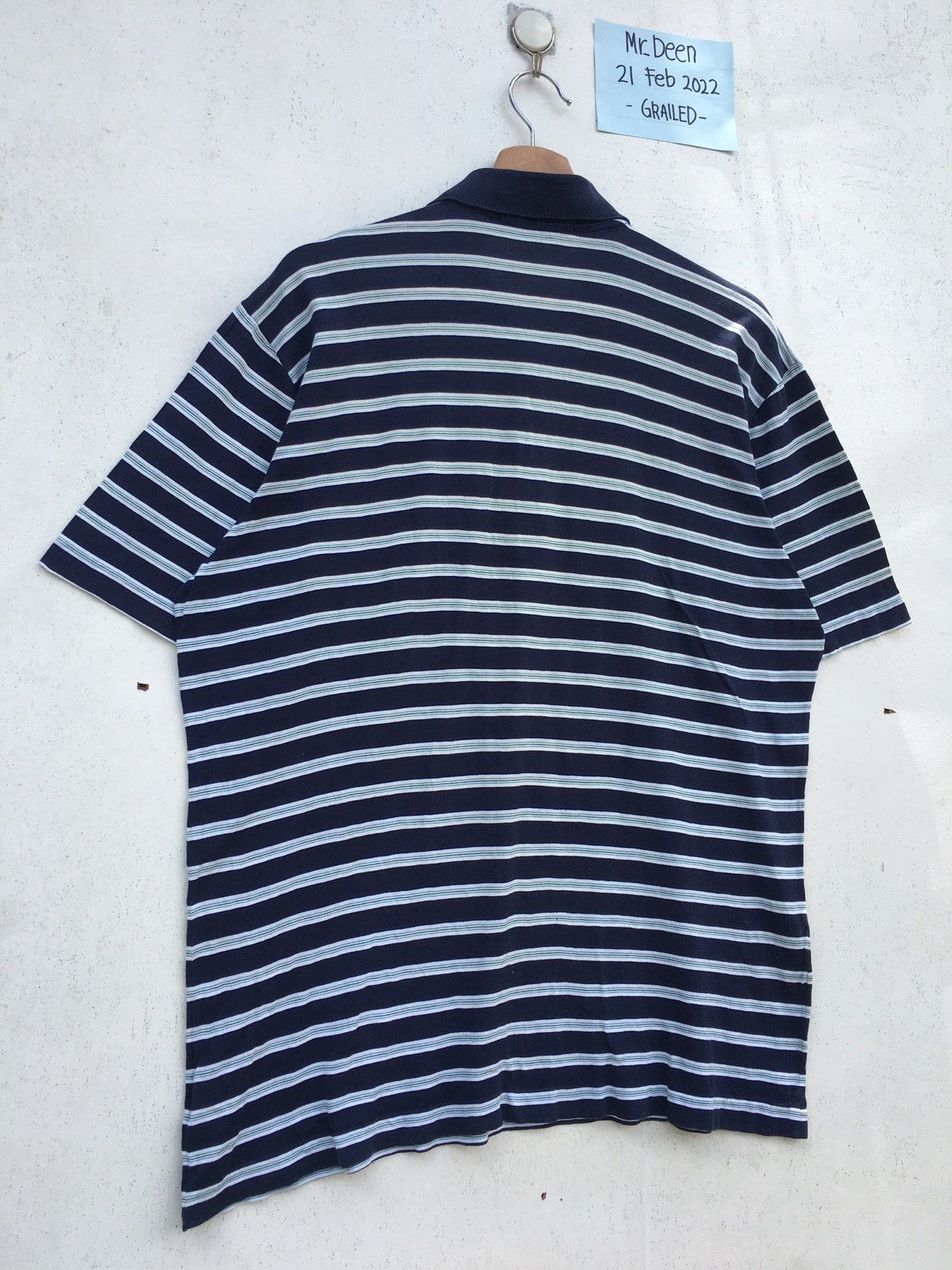 Givenchy Rare Vintage 90s Givenchy Stripes Polo Shirt Size US L / EU 52-54 / 3 - 14 Thumbnail