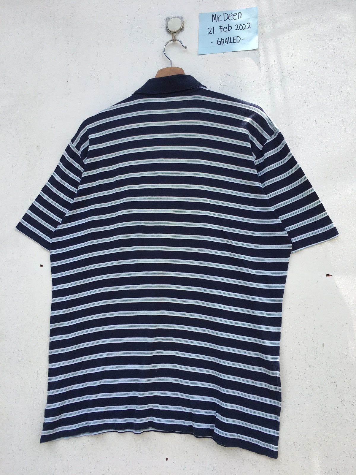 Givenchy Rare Vintage 90s Givenchy Stripes Polo Shirt Size US L / EU 52-54 / 3 - 15 Thumbnail