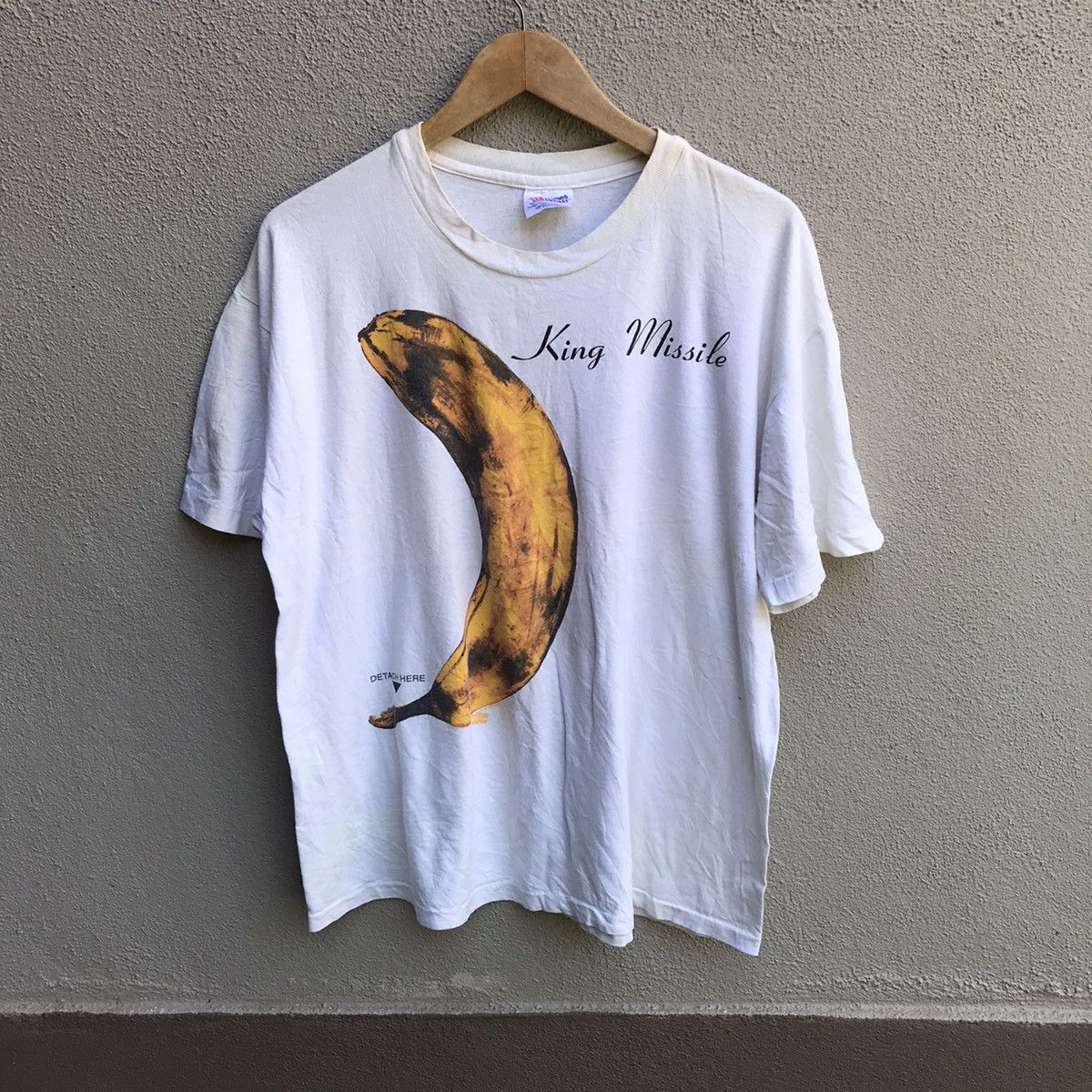 Band Tees Vintage rare 90s KING MISSILE band tee art rock Size US XL / EU 56 / 4 - 1 Thumbnail