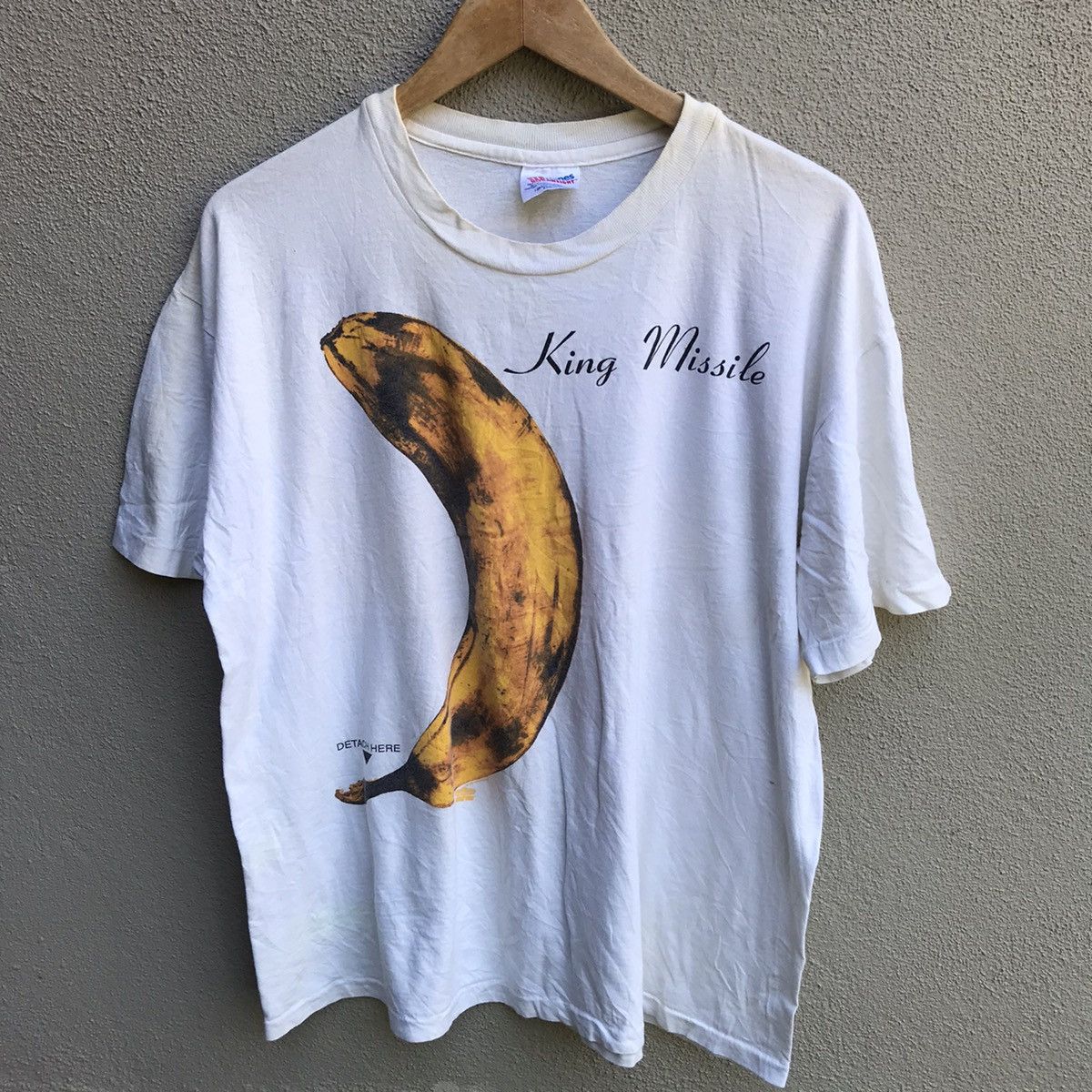 Band Tees Vintage rare 90s KING MISSILE band tee art rock Size US XL / EU 56 / 4 - 2 Thumbnail