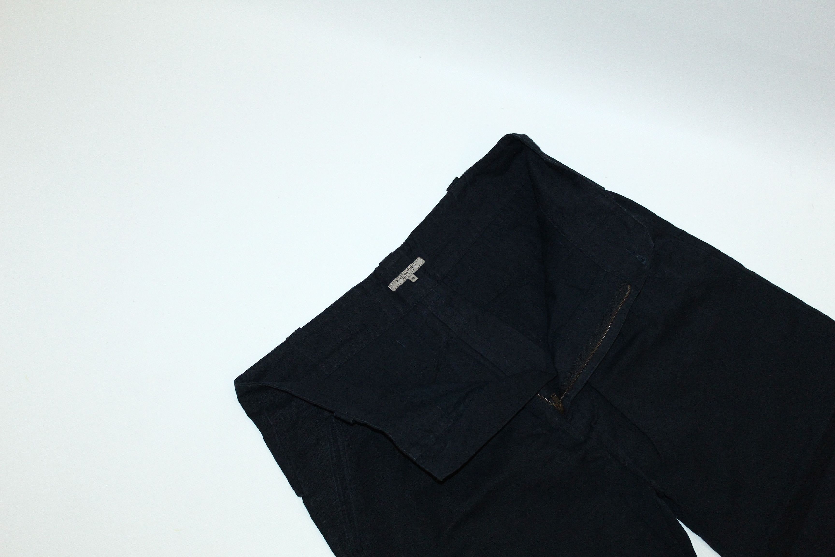 Bottega Veneta Bottega Veneta Pleated Cotton-Hemp Twill Wide Leg Pants Size US 32 / EU 48 - 6 Thumbnail