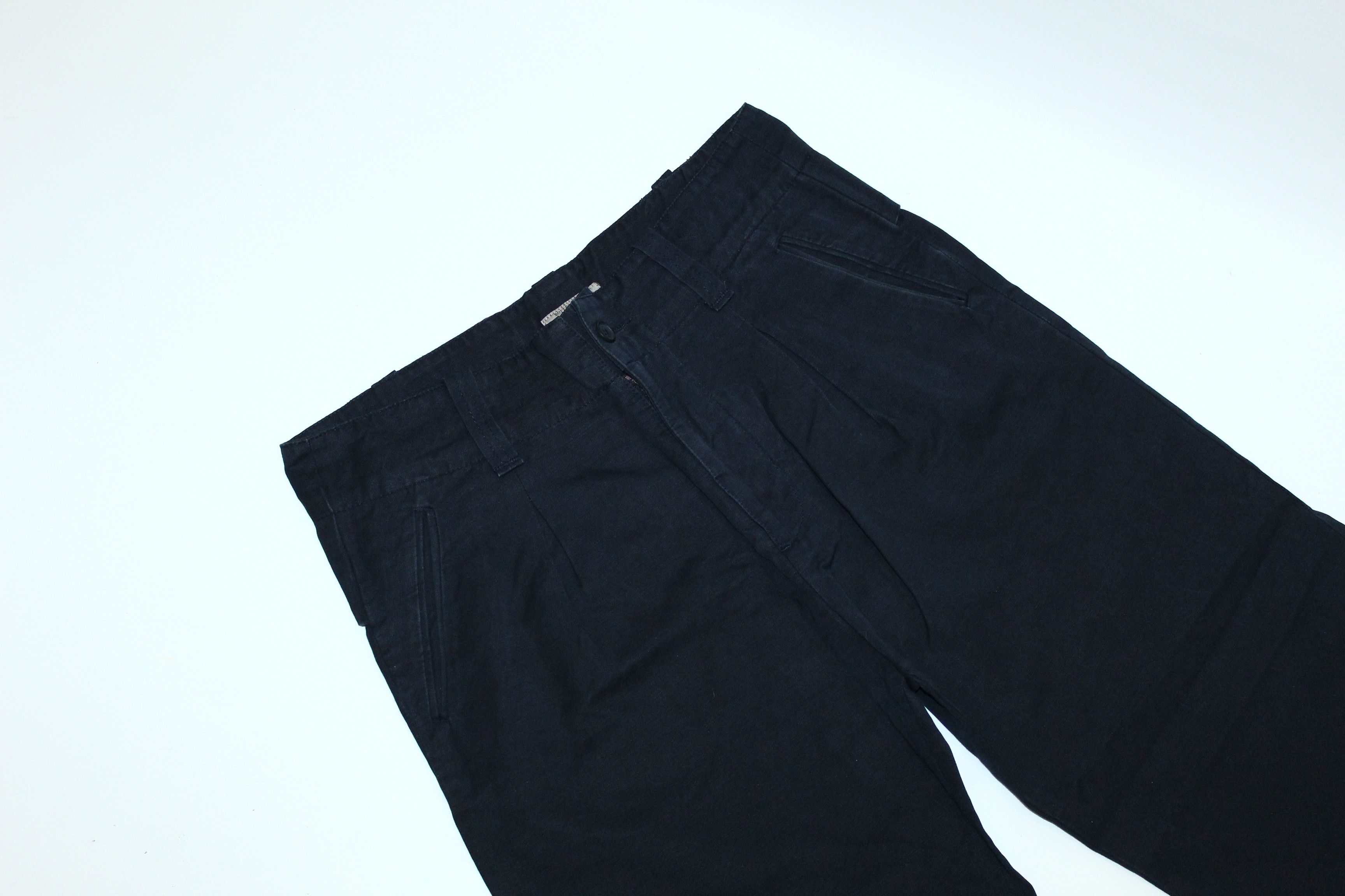 Bottega Veneta Bottega Veneta Pleated Cotton-Hemp Twill Wide Leg Pants Size US 32 / EU 48 - 5 Thumbnail