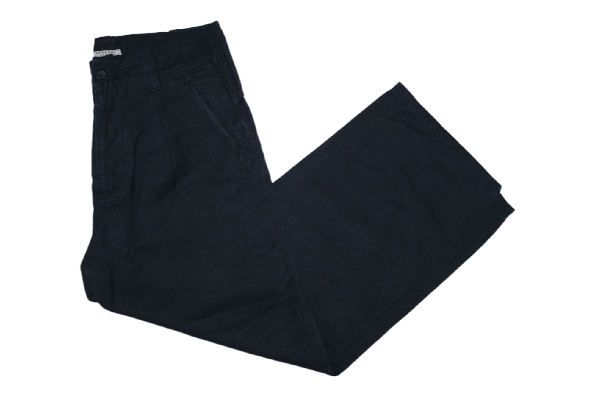 Bottega Veneta Bottega Veneta Pleated Cotton-Hemp Twill Wide Leg Pants Size US 32 / EU 48 - 1 Thumbnail