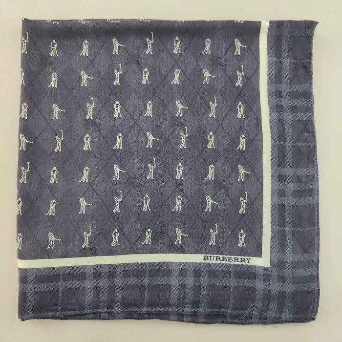 Burberry × Vintage Burberry Handkerchief/ Neckerchief/ Bandana - 3F2184 Size ONE SIZE - 3 Thumbnail