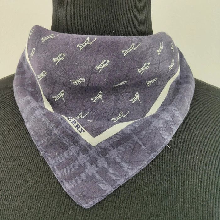 Burberry × Vintage Burberry Handkerchief/ Neckerchief/ Bandana - 3F2184 Size ONE SIZE - 1 Thumbnail