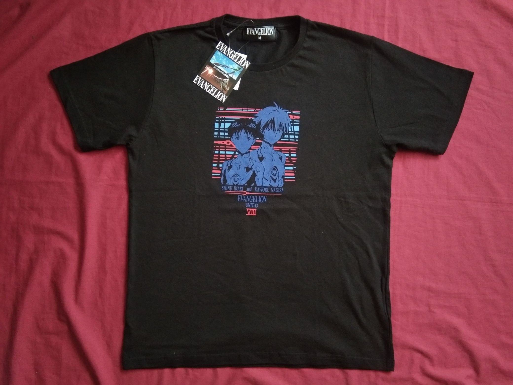 Cartoon Network BNWT JAPAN Evangelion anime Shinji Ikari Kaworu Nagisa Size US M / EU 48-50 / 2 - 2 Thumbnail