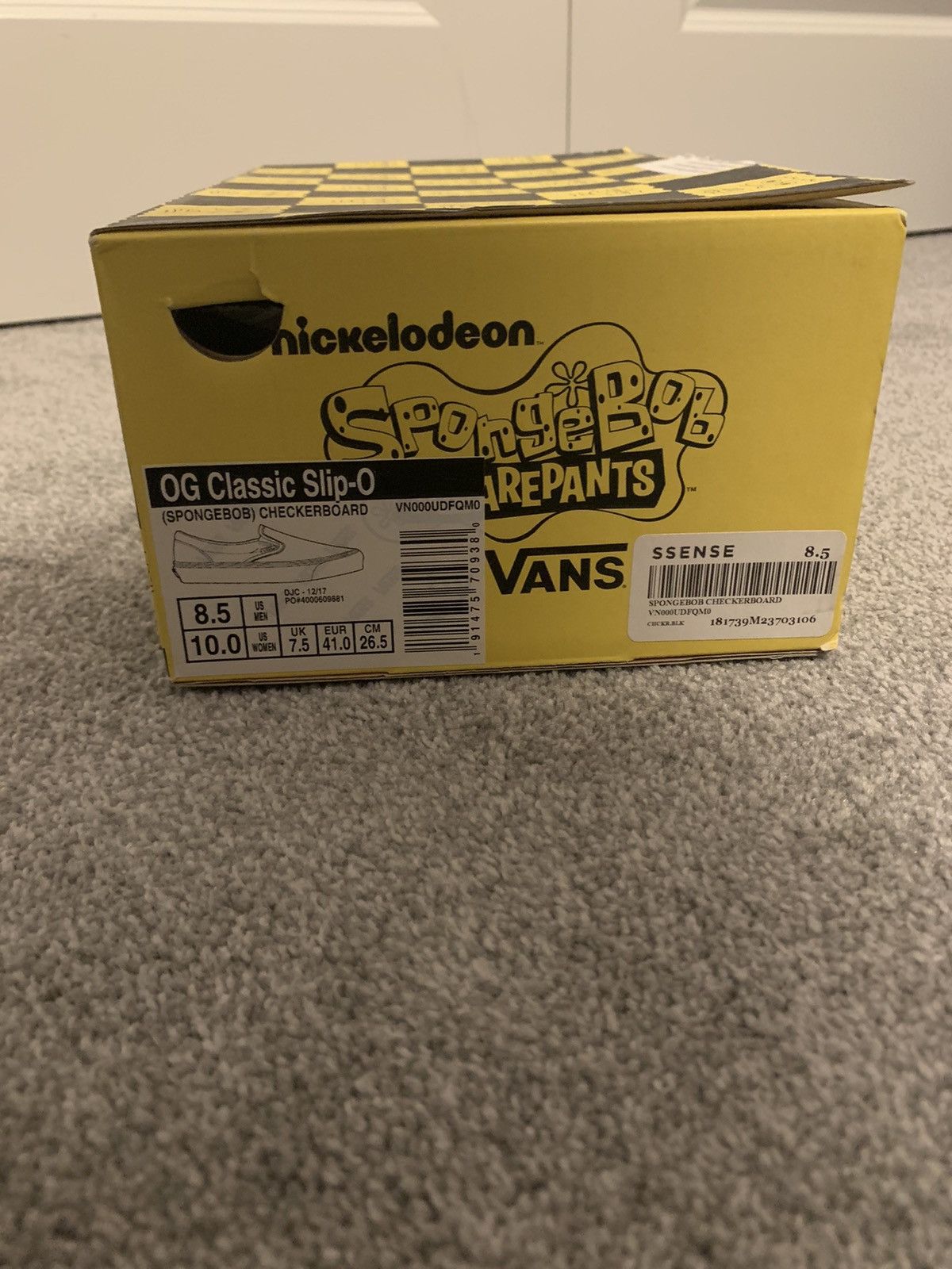 Vans Vans Authentic Spongebob Checkerboard Size US 8.5 / EU 41-42 - 7 Thumbnail