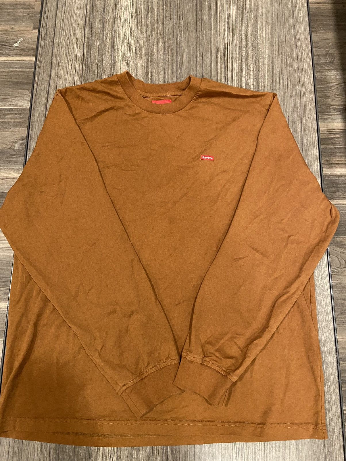 Supreme Supreme rust small box logo L/S Size US L / EU 52-54 / 3 - 1 Thumbnail