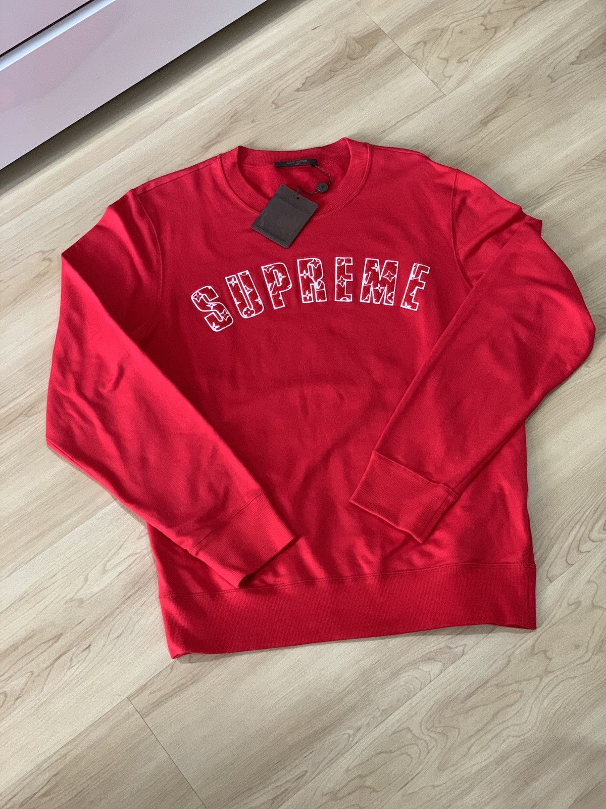 Supreme Supreme x Louis Vuitton Arc Logo Crewneck | Grailed