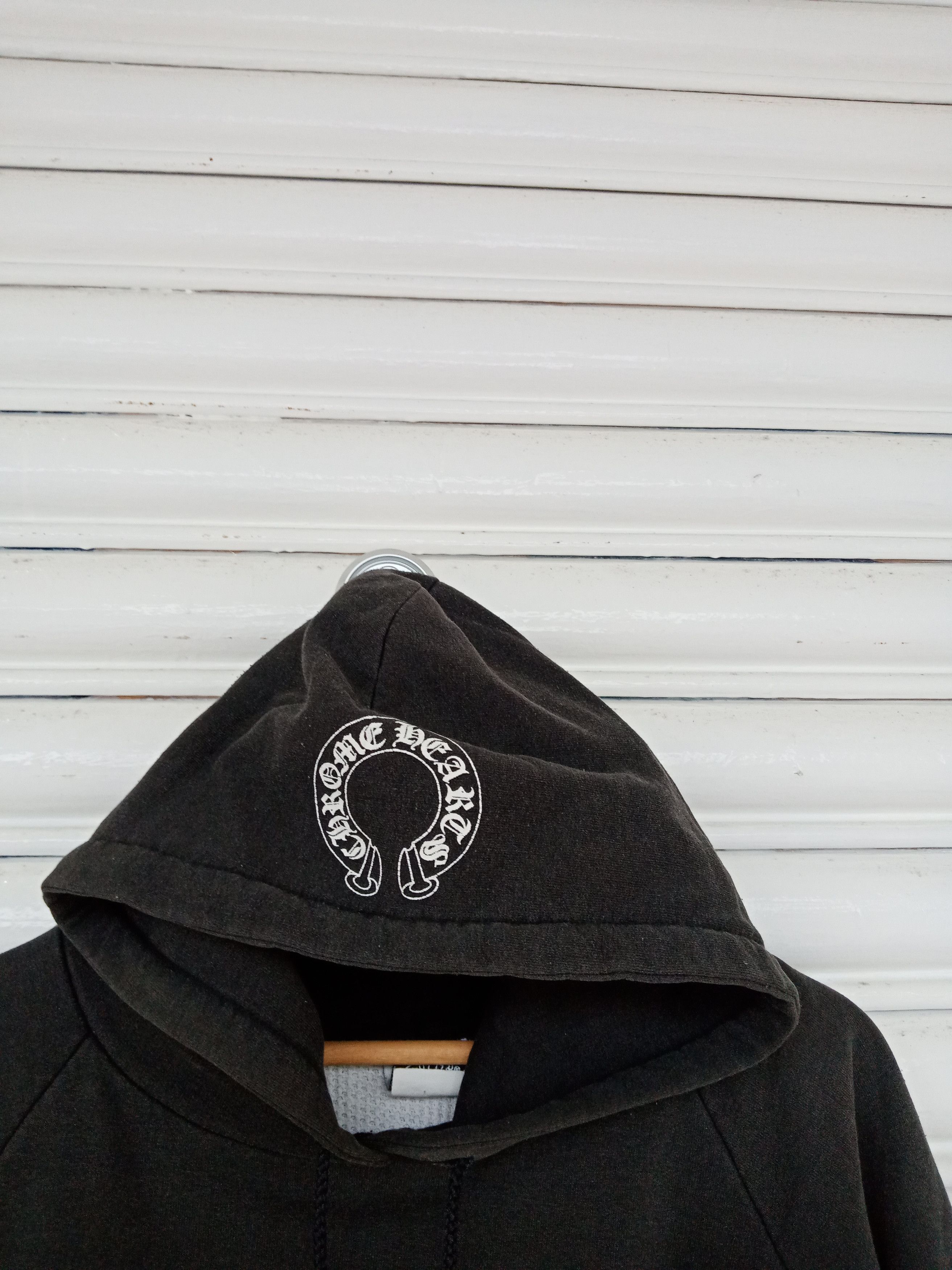 Chrome Hearts Spell Out Big Logo Hoodie Made in USA