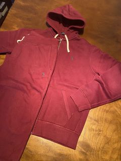 Burgundy polo 2024 sweat suit