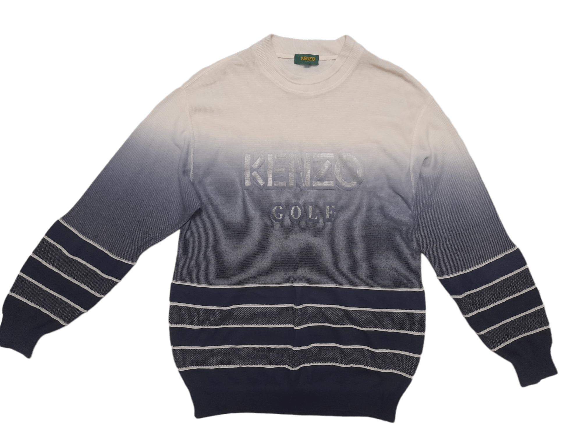 Kenzo KENZO Big Logo Knitwear Sweater (D946) Size US M / EU 48-50 / 2 - 1 Thumbnail