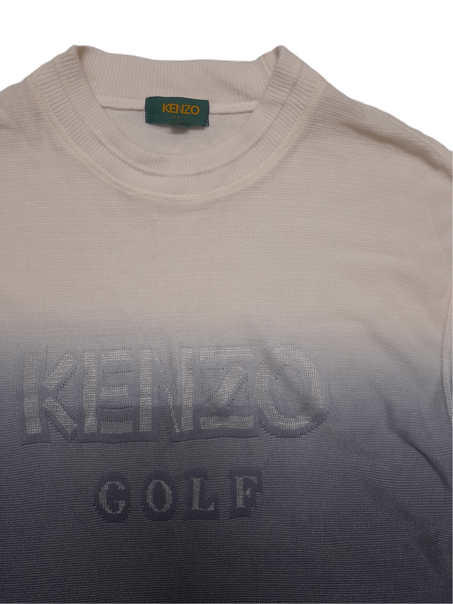 Kenzo KENZO Big Logo Knitwear Sweater (D946) Size US M / EU 48-50 / 2 - 3 Thumbnail