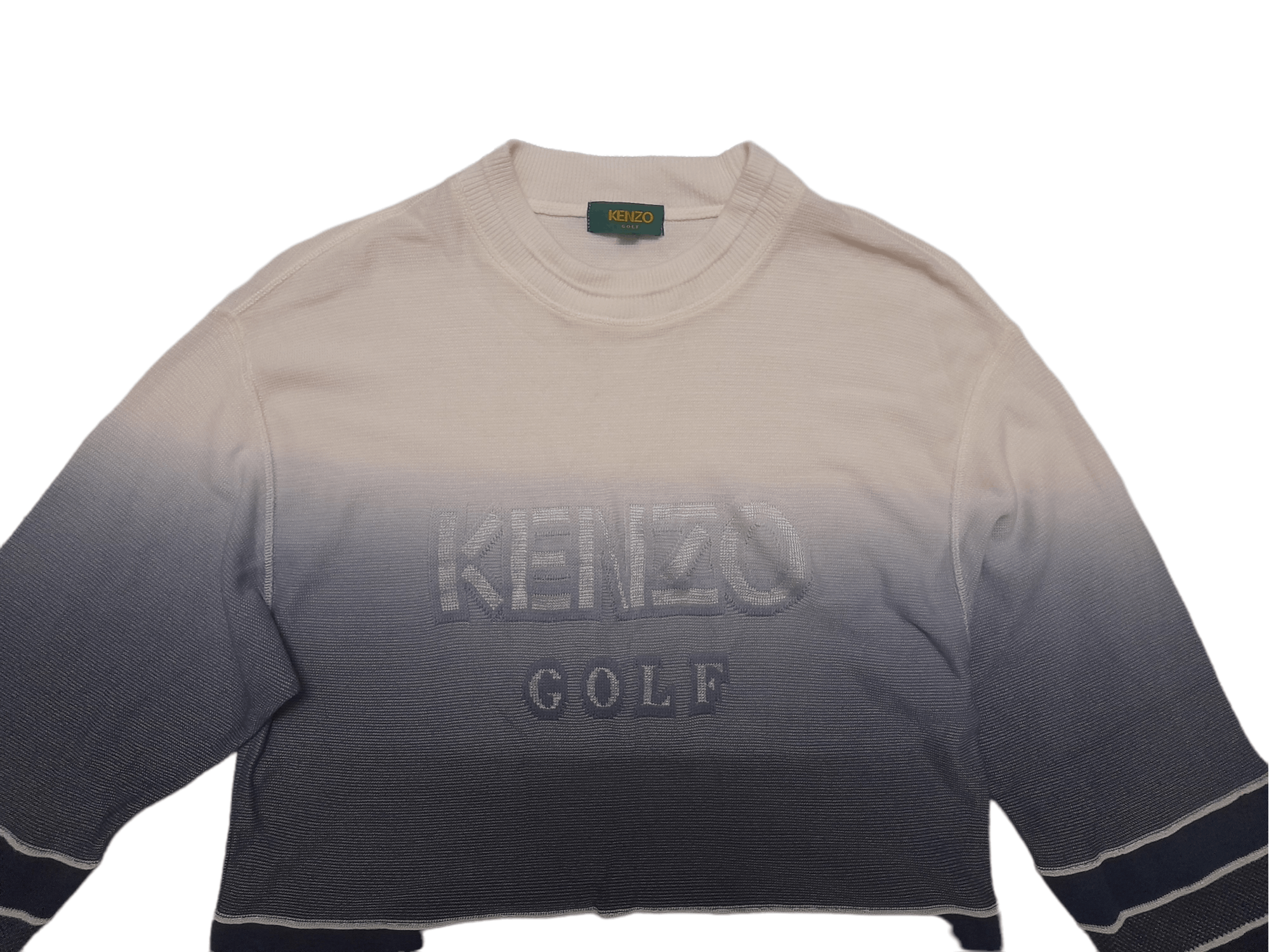 Kenzo KENZO Big Logo Knitwear Sweater (D946) Size US M / EU 48-50 / 2 - 2 Thumbnail