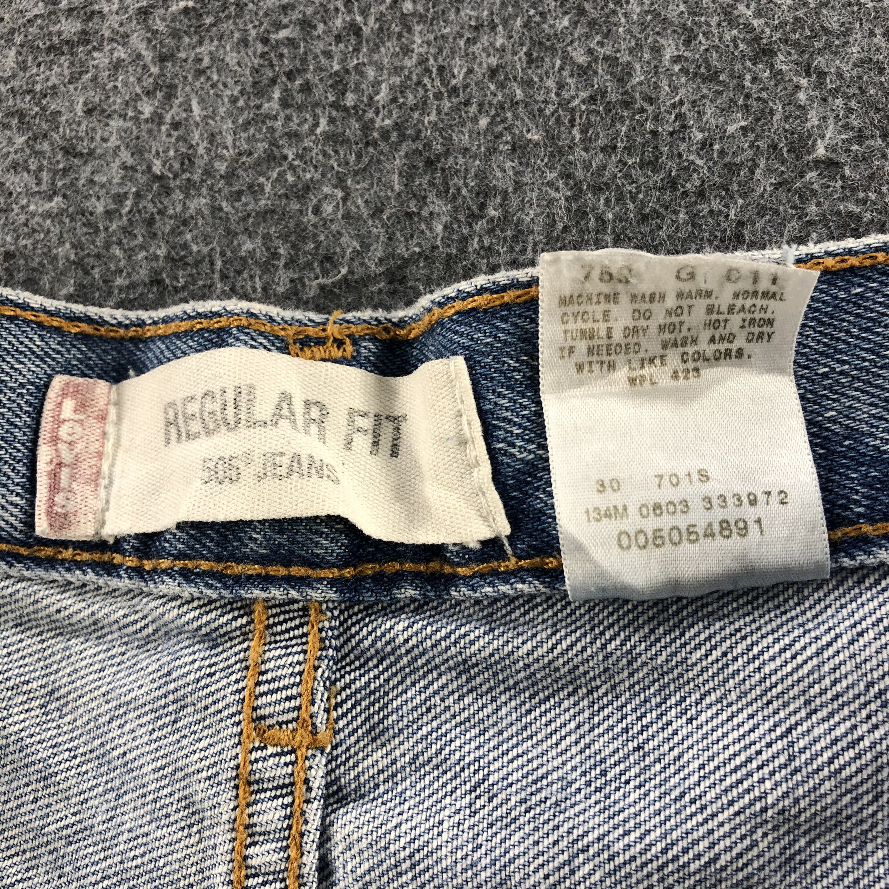 Levi's Blue Wash Vintage Levis 505 Jeans-J1128 Size US 28 / EU 44 - 9 Thumbnail