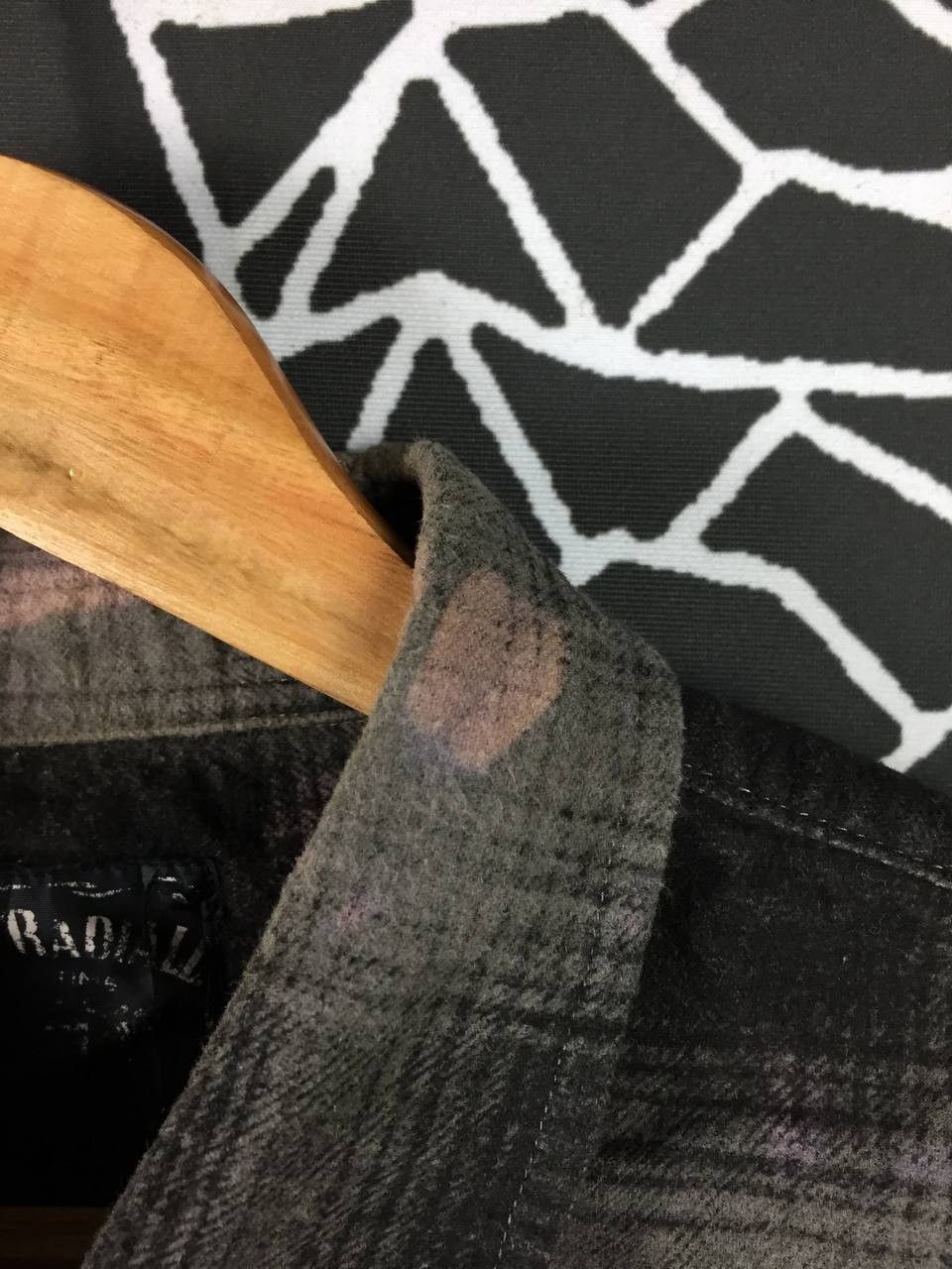 Japanese Brand Vtg Radiall Japanese Brand Too Drunk Too Fuck Flannel Shirt Size US L / EU 52-54 / 3 - 6 Thumbnail