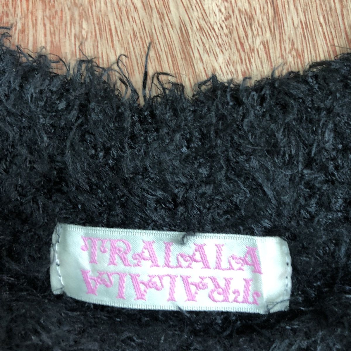 Japanese Brand Tralala Black Mohair Shag Shaggy Knitwear Size US S / EU 44-46 / 1 - 11 Thumbnail