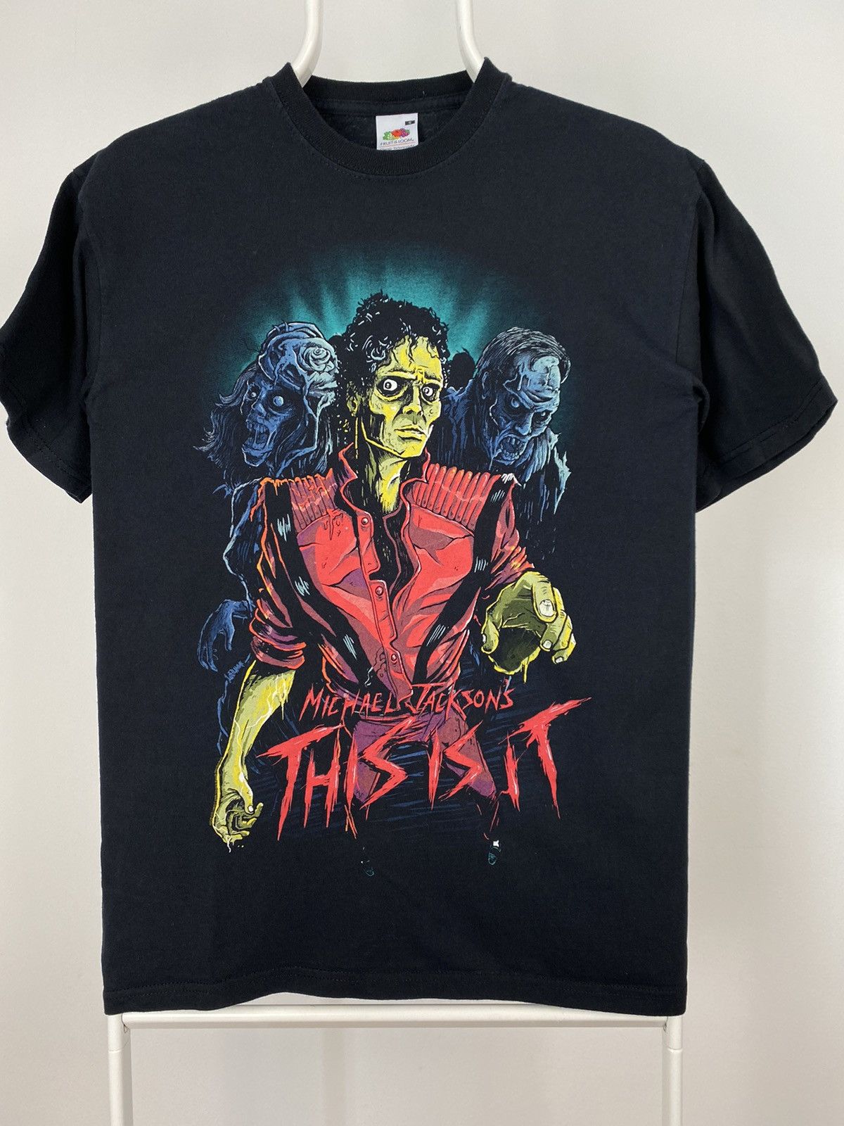 Michael Jackson This is it vintage black T-shirt horror tee