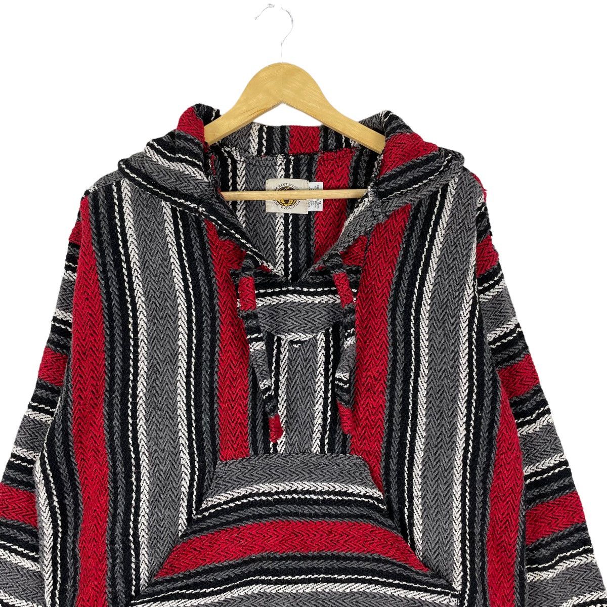 Baja East × Mexican Threads × Mexicana ⚡️MEXICAN BAJA HOODIE STRIPED JUMPER SWEATER ADAM LEVINE Size US L / EU 52-54 / 3 - 3 Thumbnail