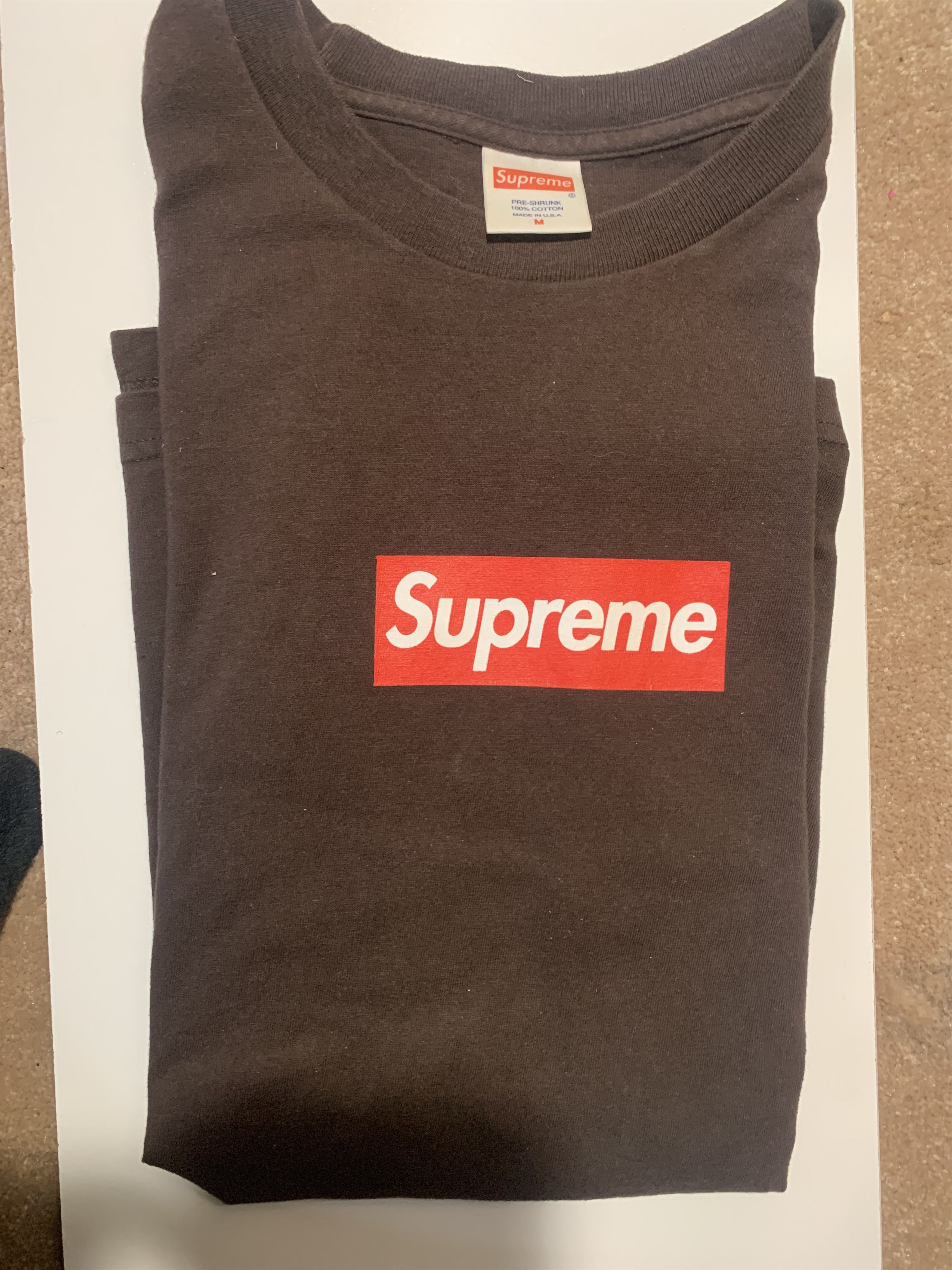 Supreme anniversary hot sale box logo