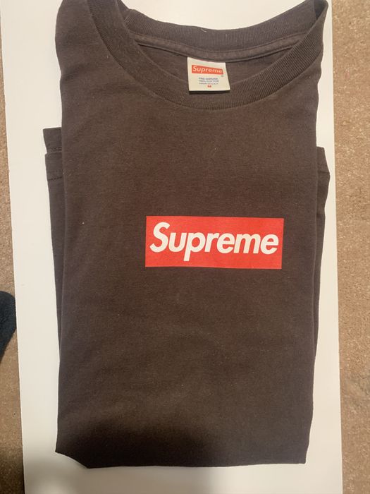 Supreme 20th Anniversary Box Logo Tee Grey