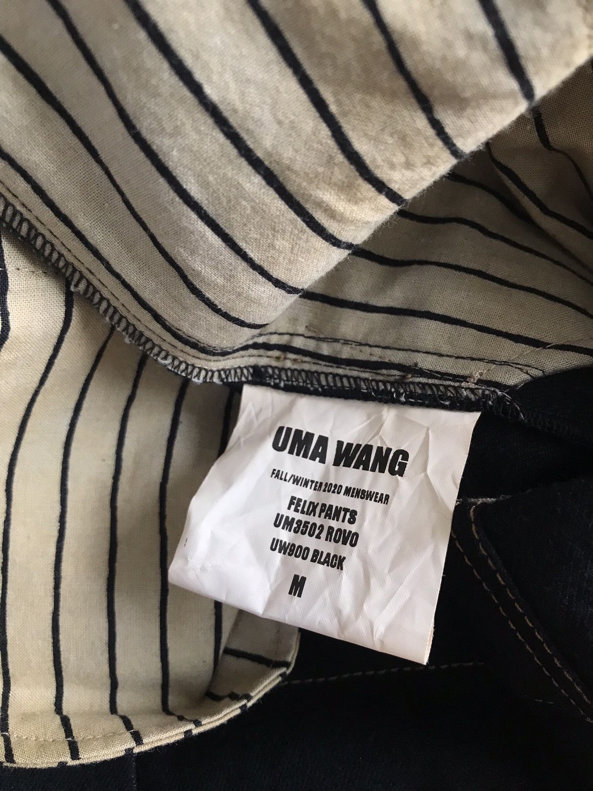 Uma Wang Contrast Stitch Tapered Pants Size US 32 / EU 48 - 5 Thumbnail