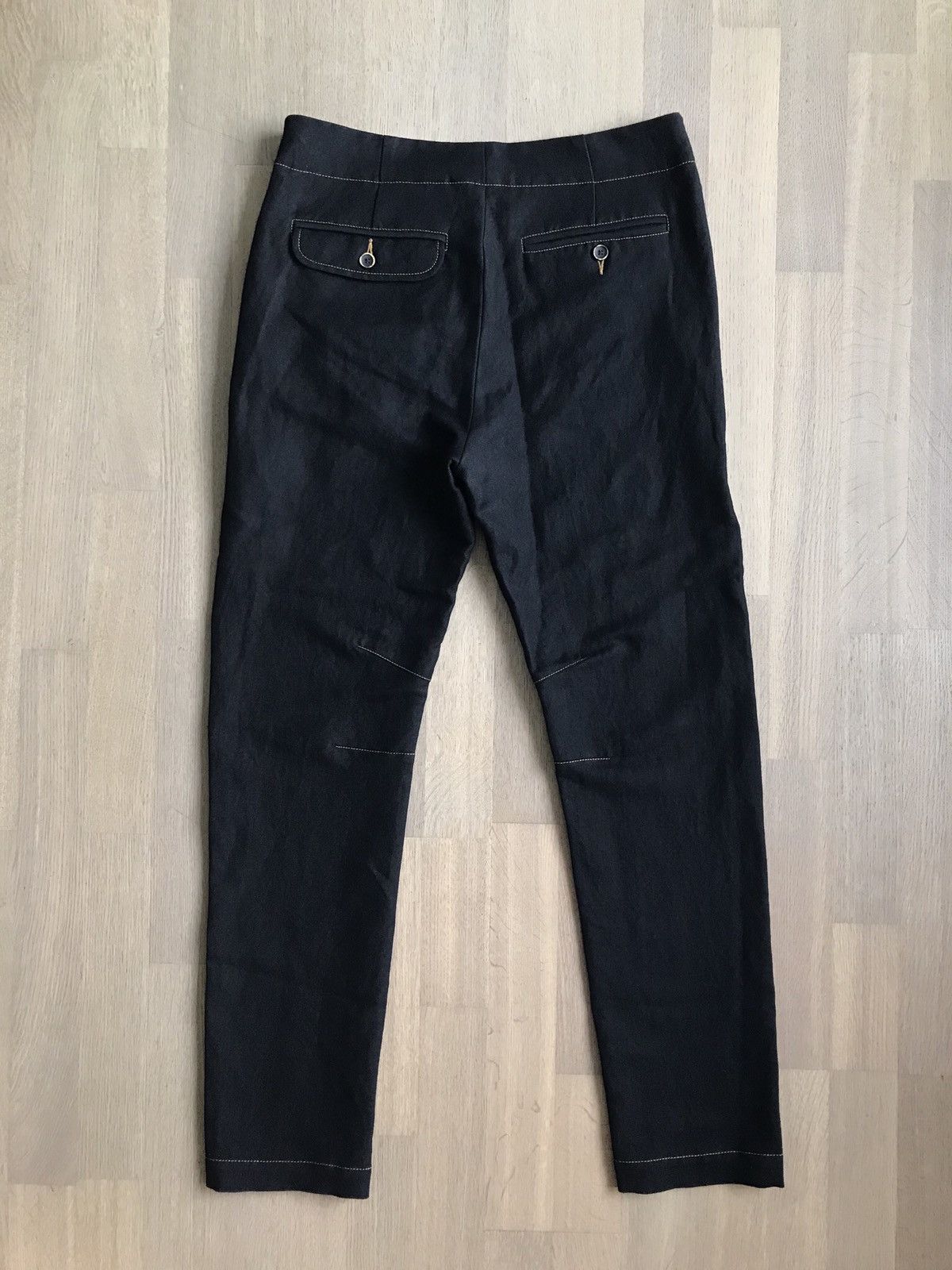 Uma Wang Contrast Stitch Tapered Pants Size US 32 / EU 48 - 3 Thumbnail