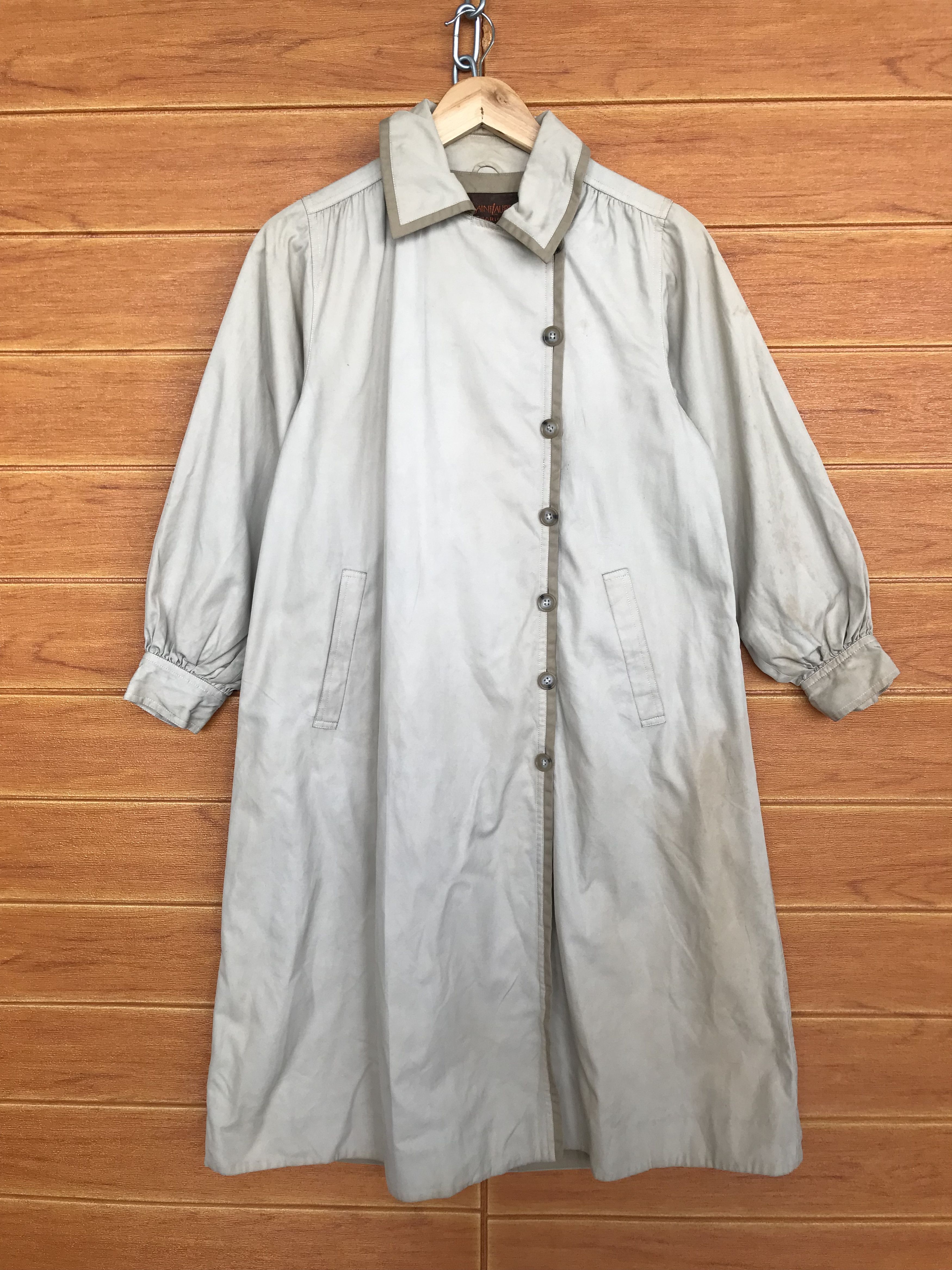 Yves Saint Laurent Vintage YVESSAINTLAURENT PARIS Long Coat Size S / US 4 / IT 40 - 1 Thumbnail