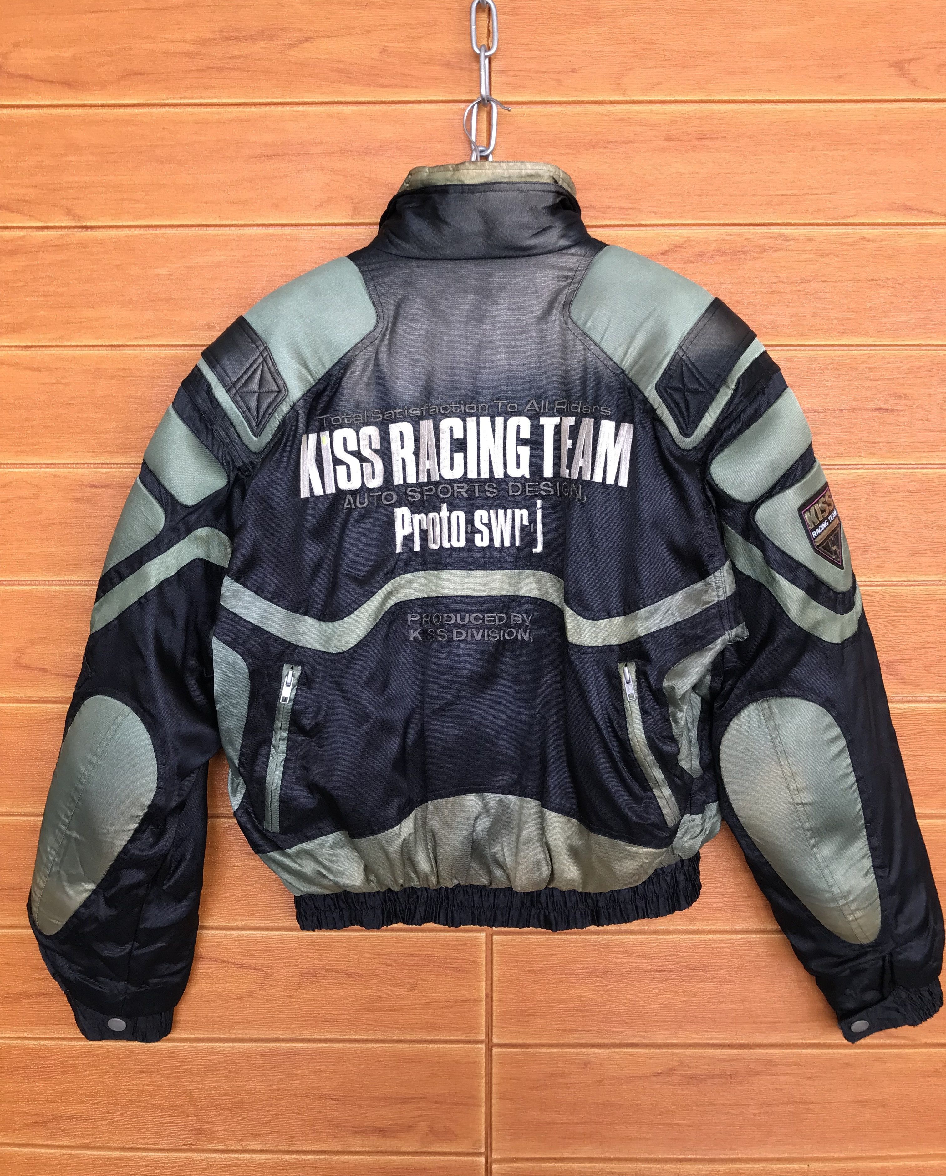 Gear for Sports Vintage 90s Kiss Racing Team SWRJ Japan Jacket Size US L / EU 52-54 / 3 - 11 Thumbnail