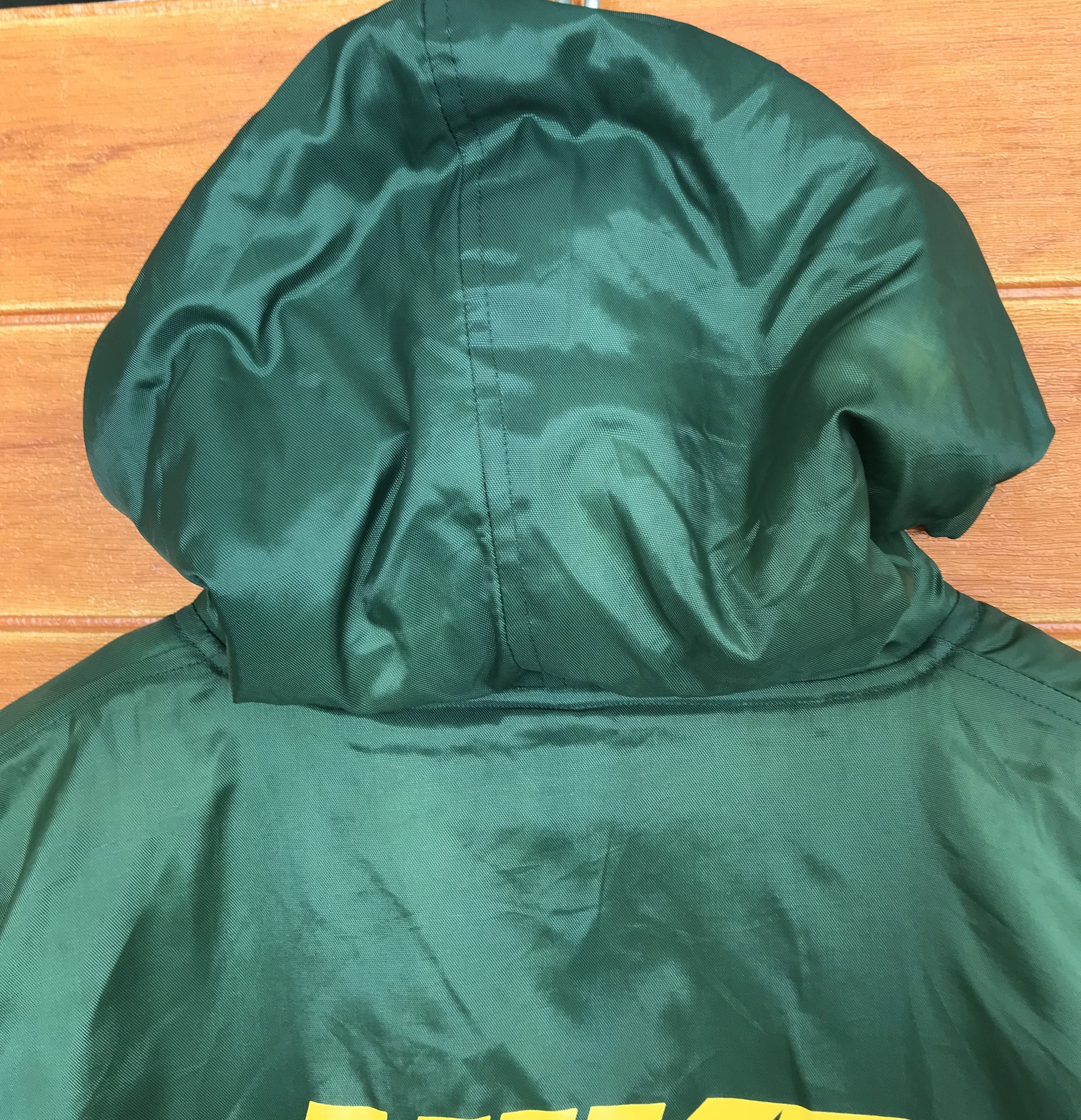 Nike × Nike ACG × Vintage Vintage 90s NIKE Big Swoosh Long Jacket Sherpa Lined Size US L / EU 52-54 / 3 - 14 Thumbnail