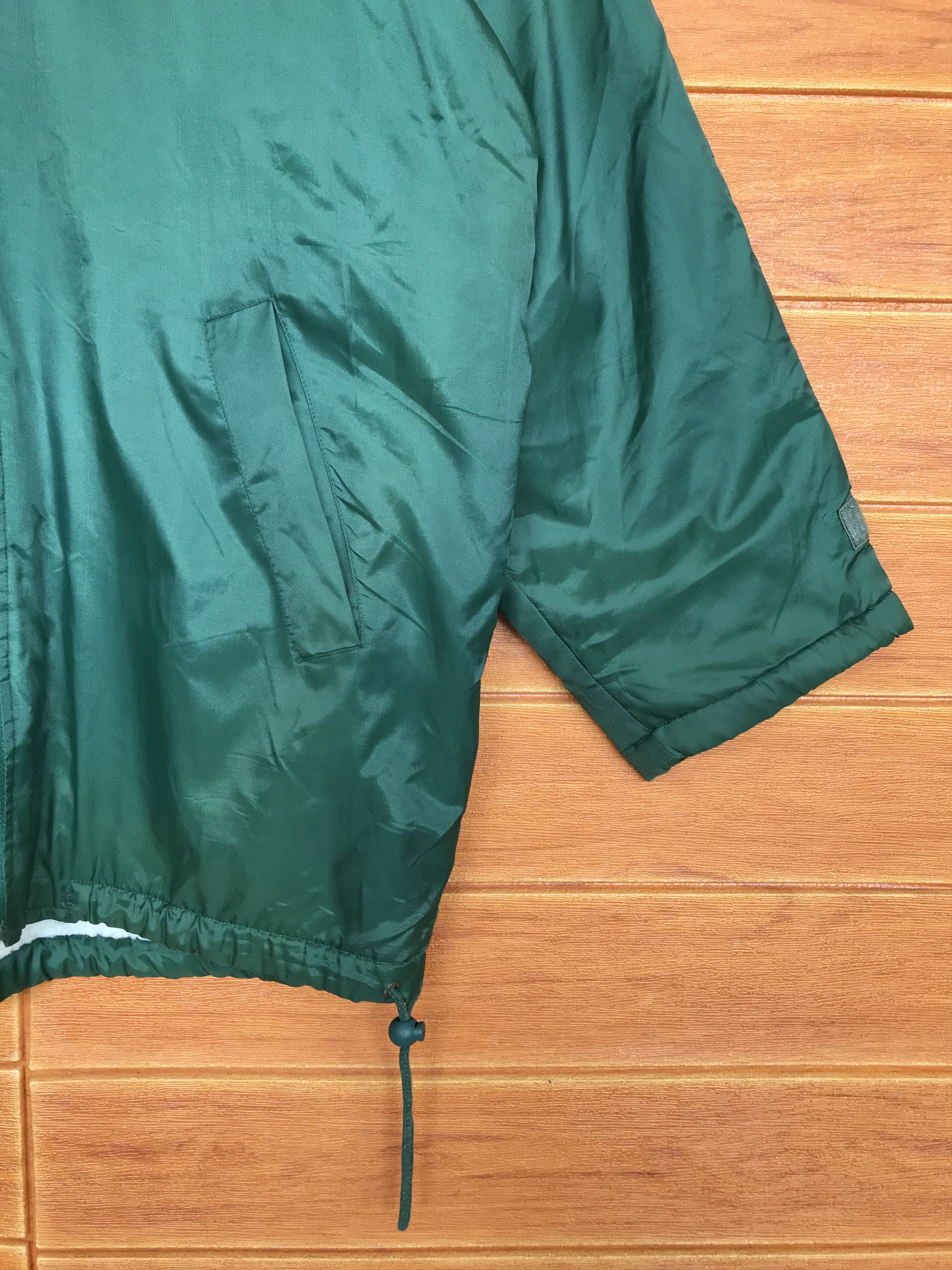 Nike × Nike ACG × Vintage Vintage 90s NIKE Big Swoosh Long Jacket Sherpa Lined Size US L / EU 52-54 / 3 - 7 Thumbnail