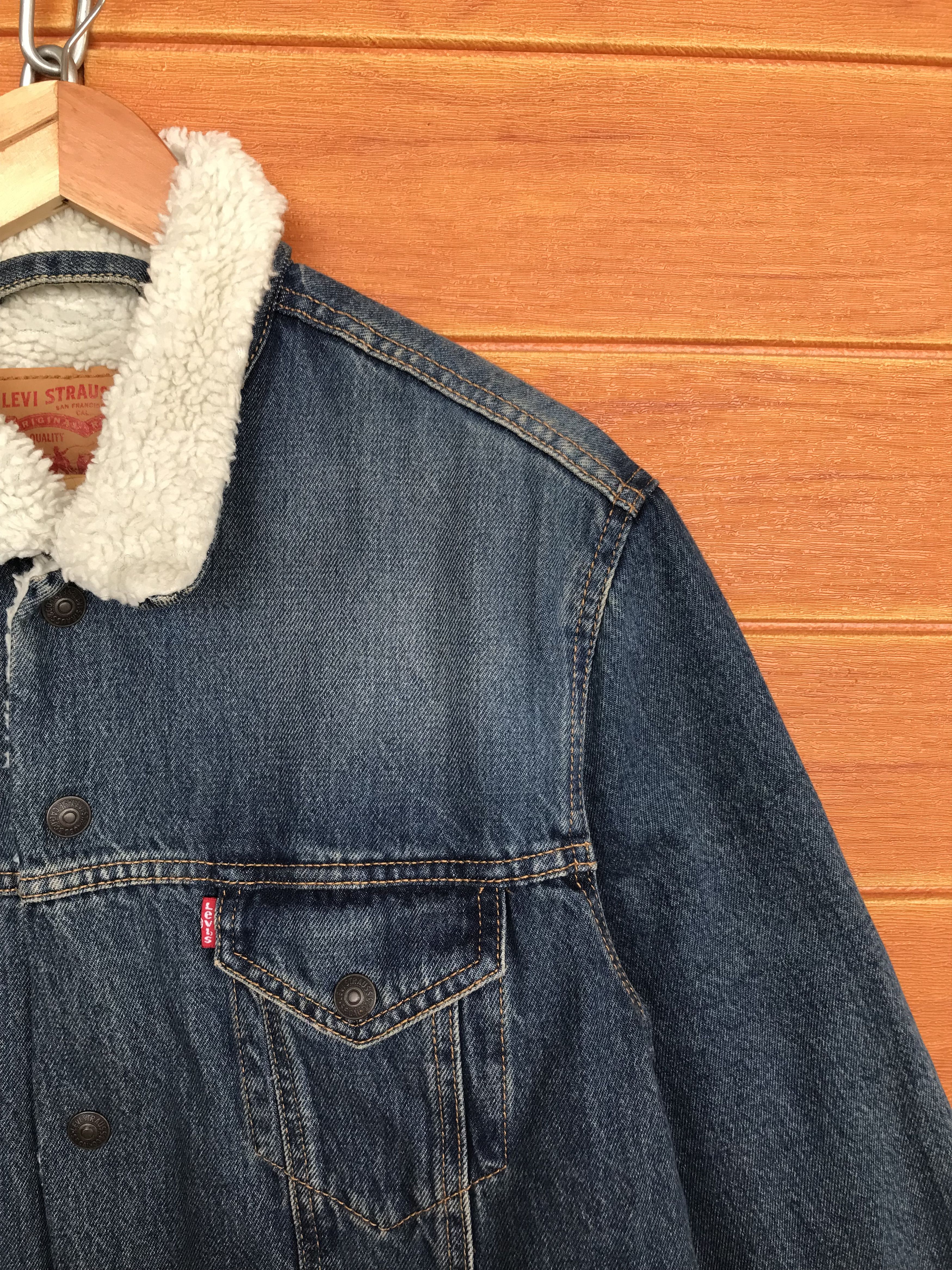 Levi's LEVIS Sherpa Lined Jacket Size US S / EU 44-46 / 1 - 4 Thumbnail