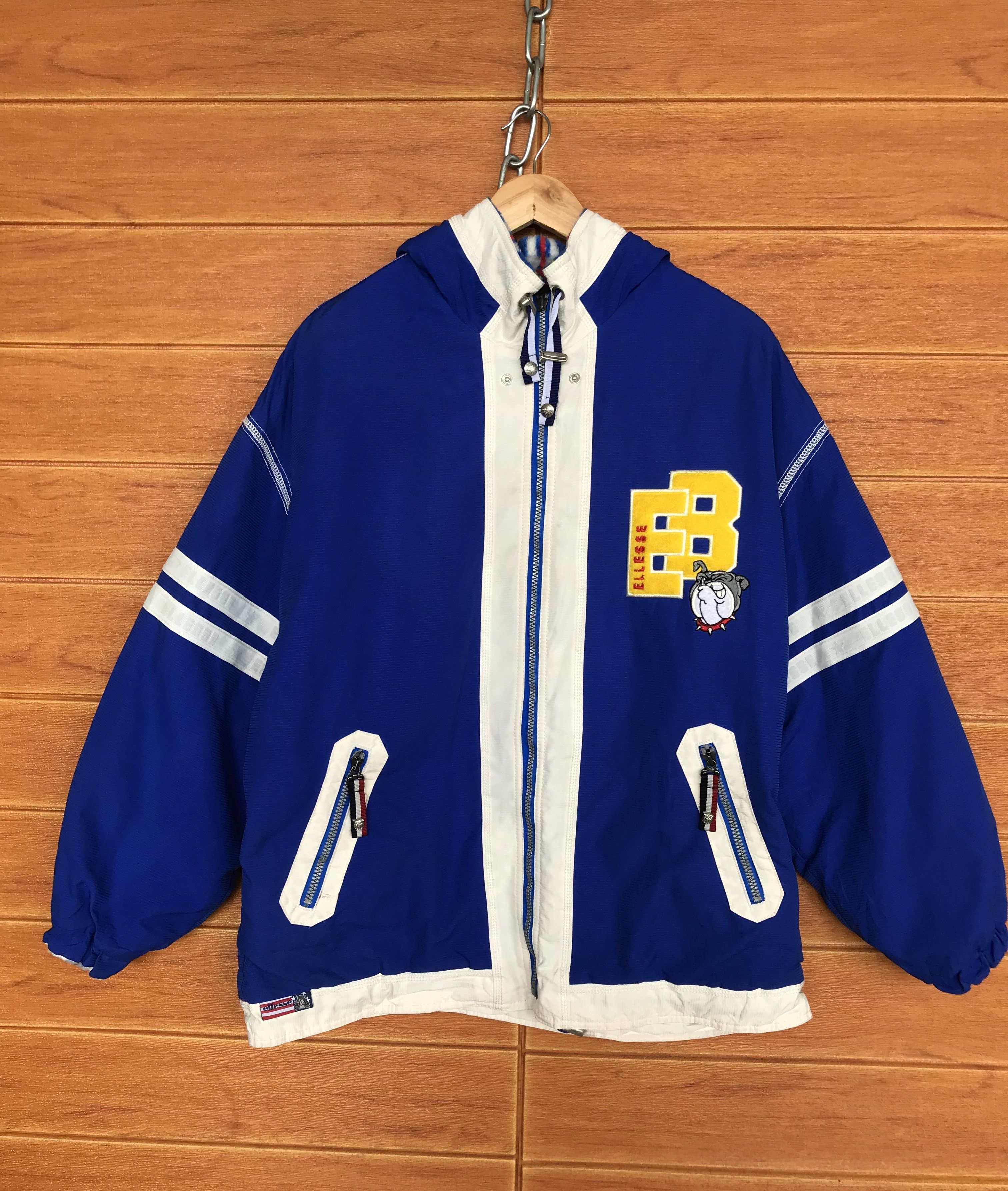 Ellesse × Goldwin Vintage ELLESSE EB Bulldog Ski Reversible Jacket Size US L / EU 52-54 / 3 - 1 Thumbnail