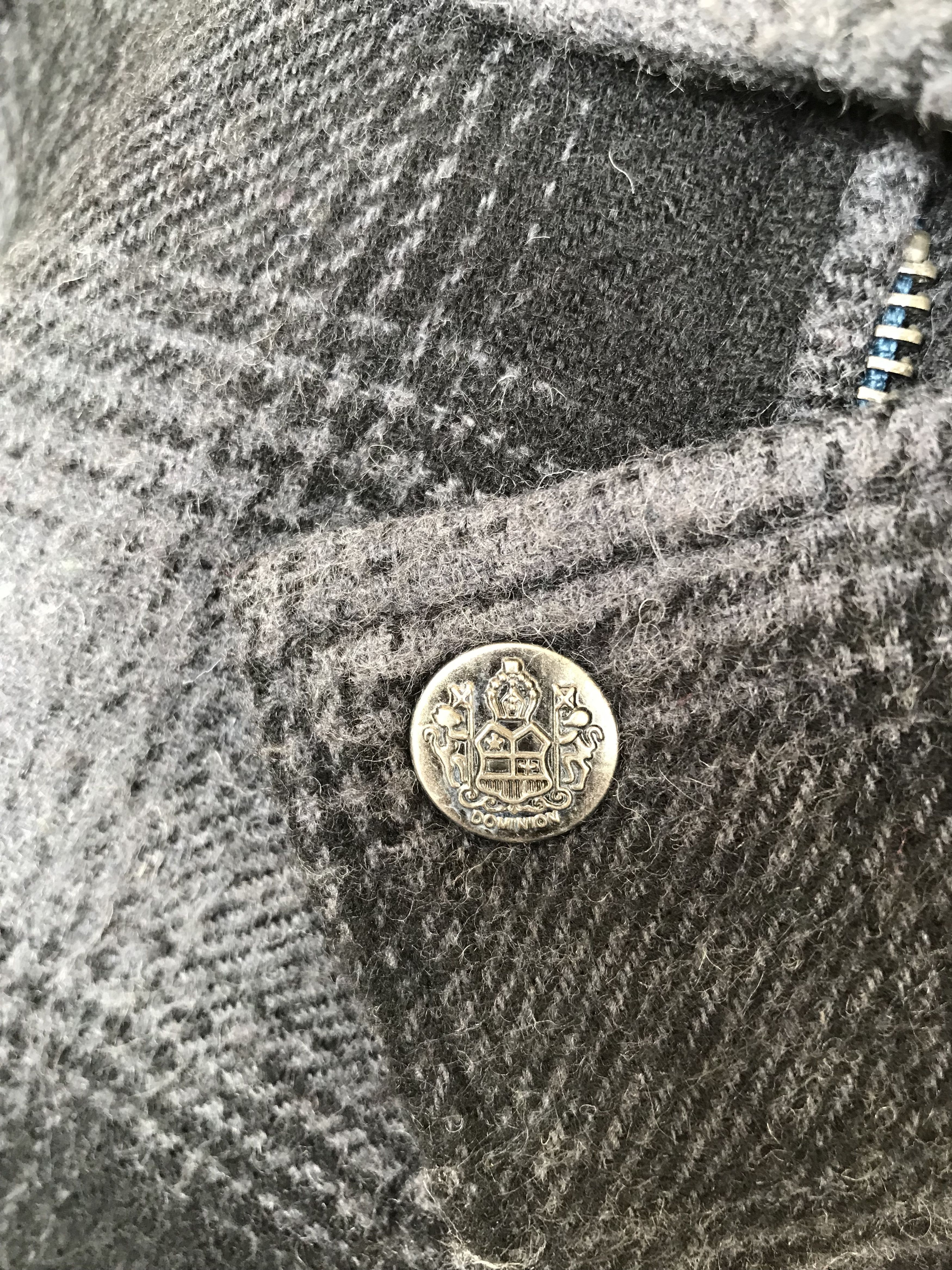 If Six Was Nine Japanese Brand DOUBLE FOCUS Wool Checkered Double Collar Size US M / EU 48-50 / 2 - 7 Thumbnail