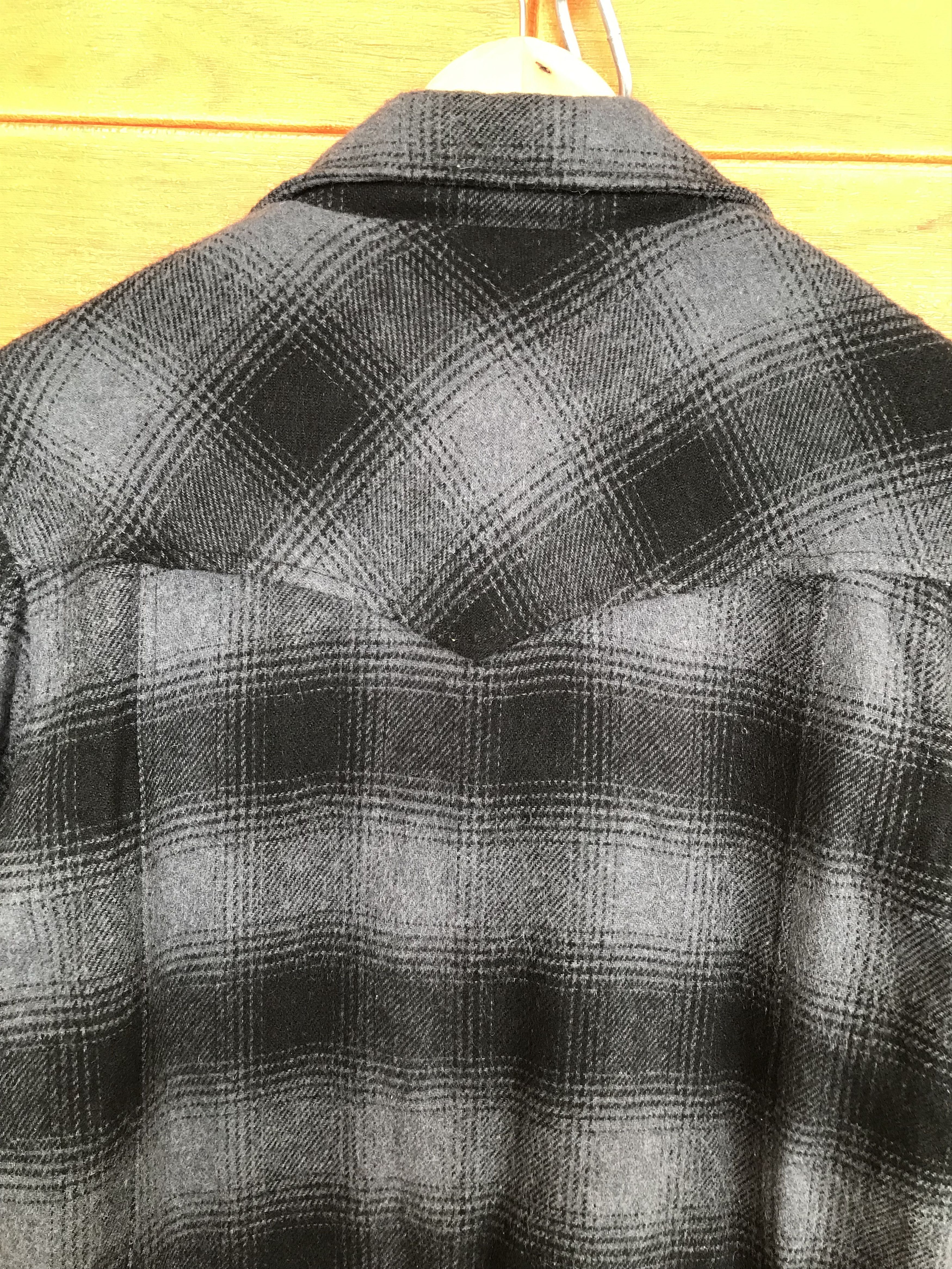 If Six Was Nine Japanese Brand DOUBLE FOCUS Wool Checkered Double Collar Size US M / EU 48-50 / 2 - 9 Thumbnail
