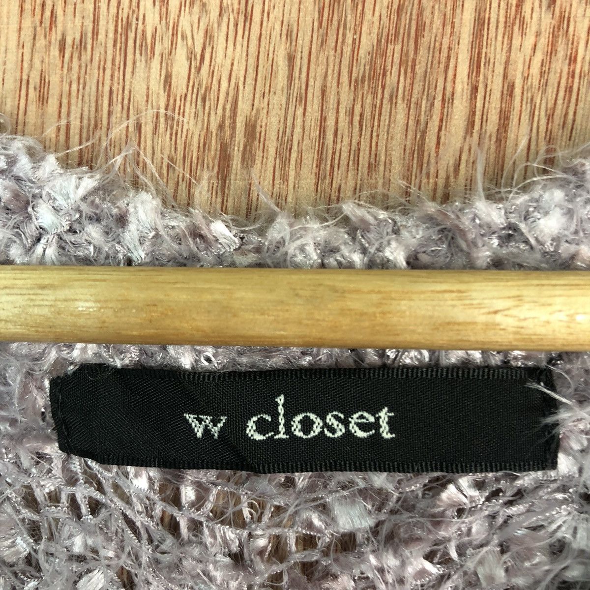 Homespun Knitwear × Japanese Brand W Closet Purple Mohair Shag Shaggy Knitwear Size US S / EU 44-46 / 1 - 8 Thumbnail