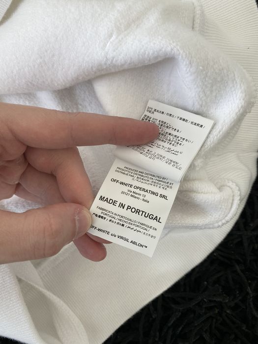 Off white horror outlet hoodie