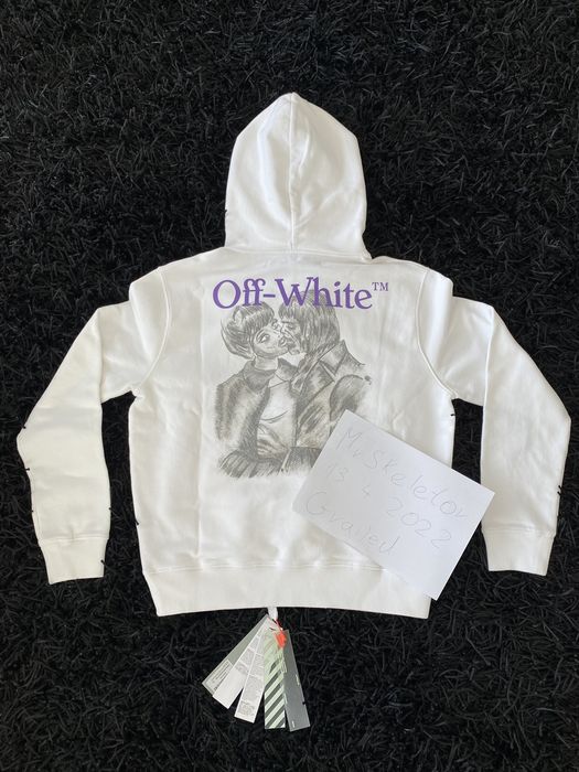 Off white horror hoodie sale