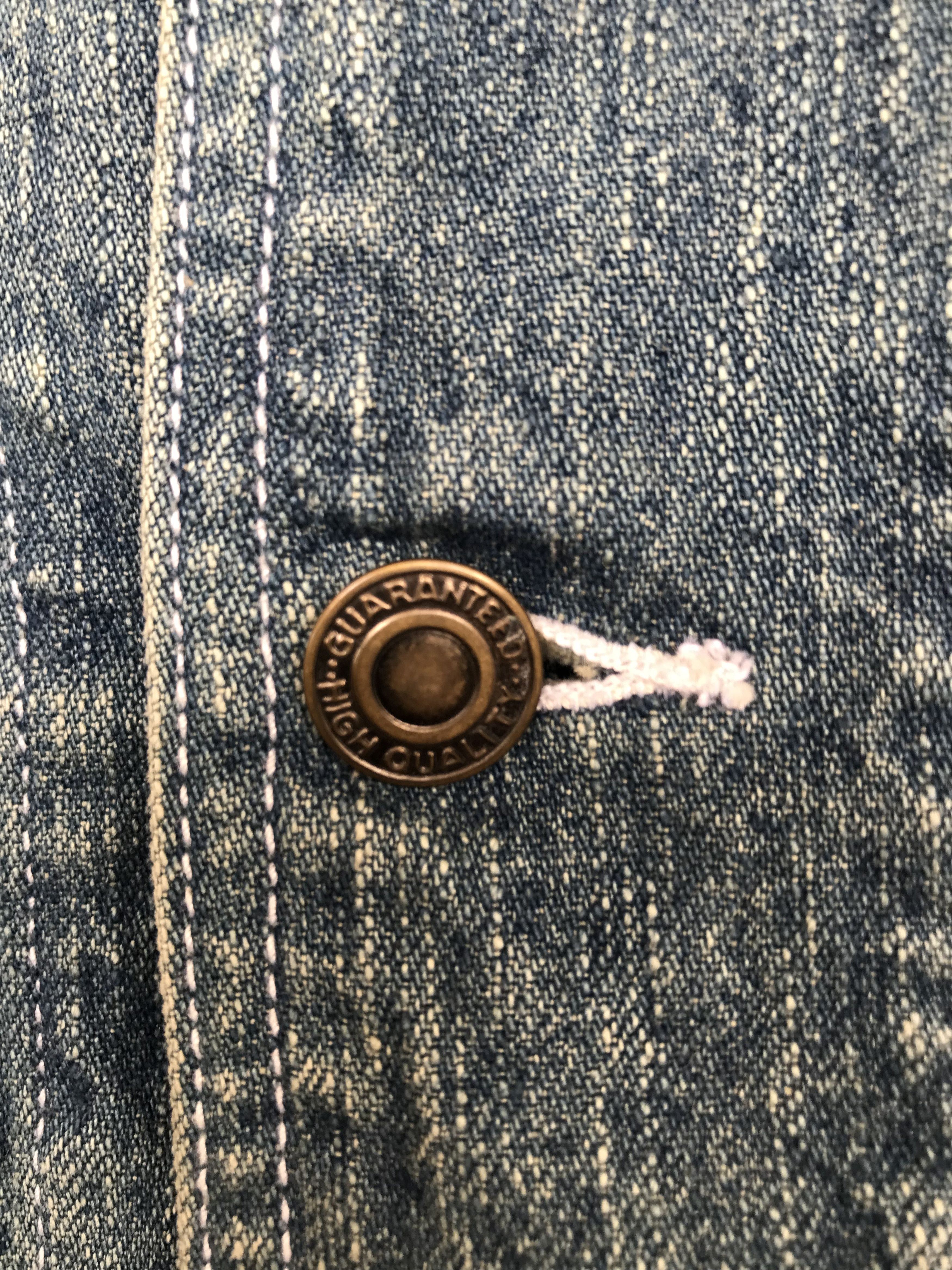 Comme des Garcons × Undercover Vintage Japanese Brand DAILY TOPICS Chore Denim Jacket Size US M / EU 48-50 / 2 - 6 Thumbnail