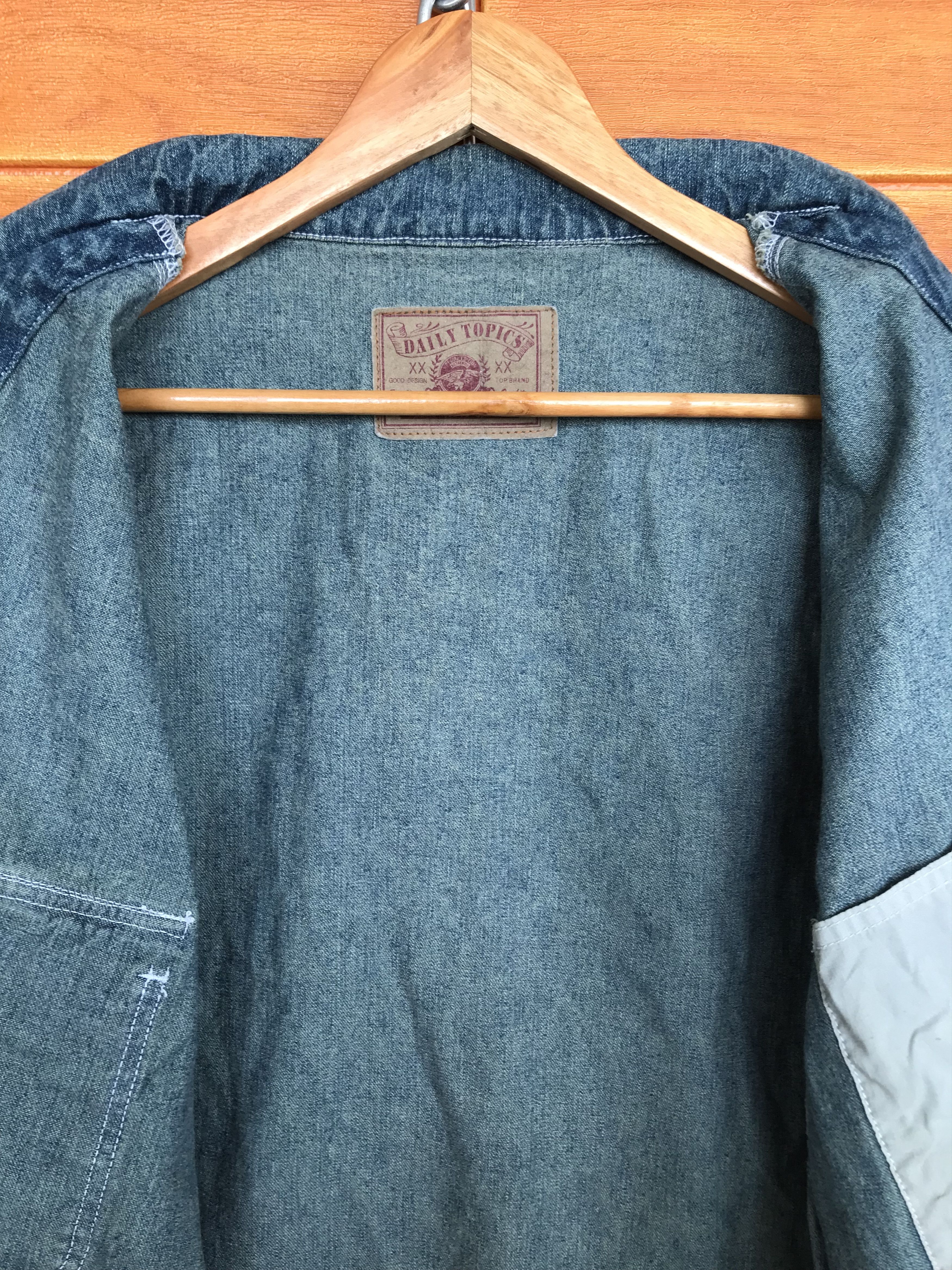 Comme des Garcons × Undercover Vintage Japanese Brand DAILY TOPICS Chore Denim Jacket Size US M / EU 48-50 / 2 - 11 Thumbnail