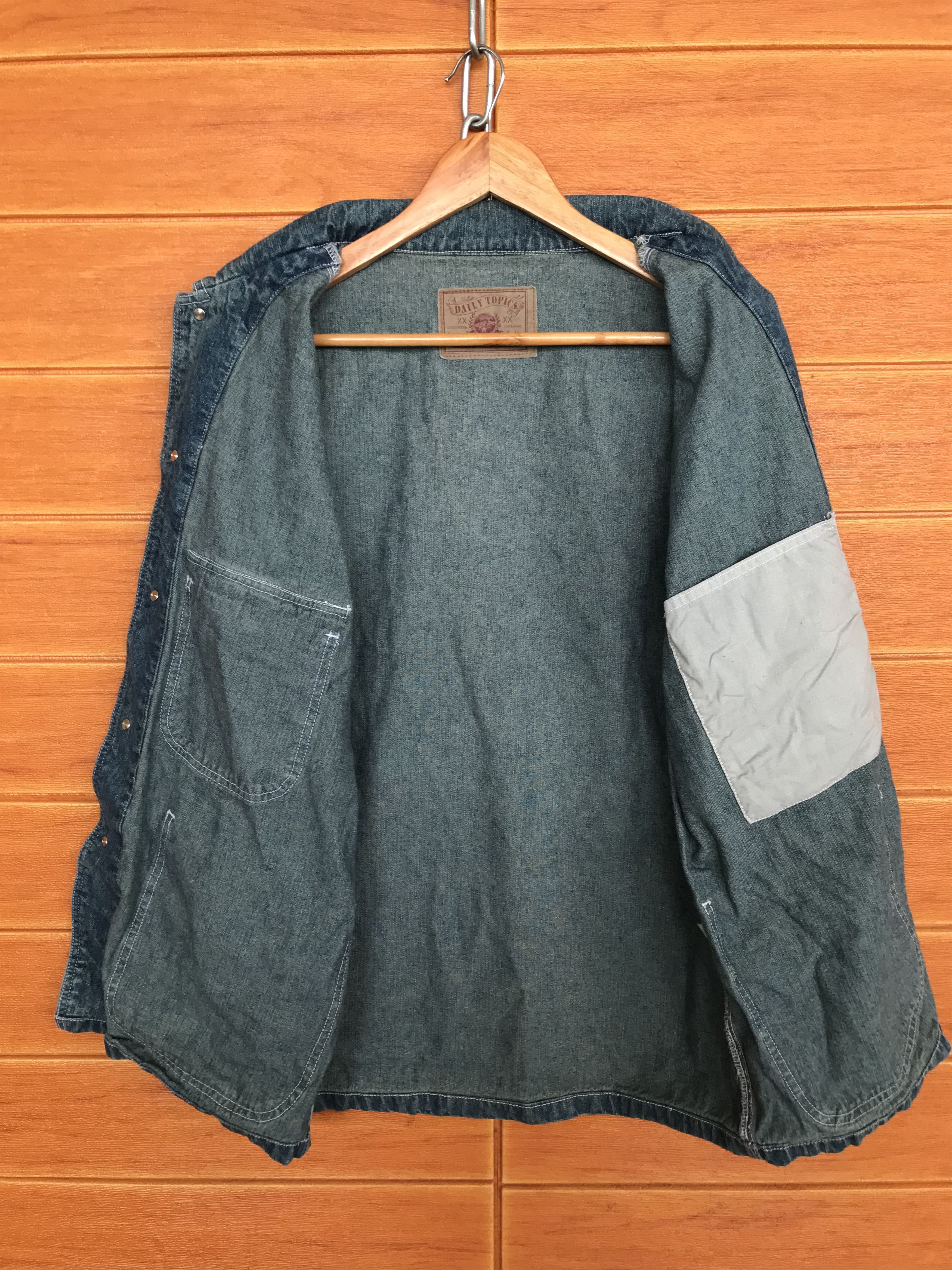 Comme des Garcons × Undercover Vintage Japanese Brand DAILY TOPICS Chore Denim Jacket Size US M / EU 48-50 / 2 - 10 Thumbnail