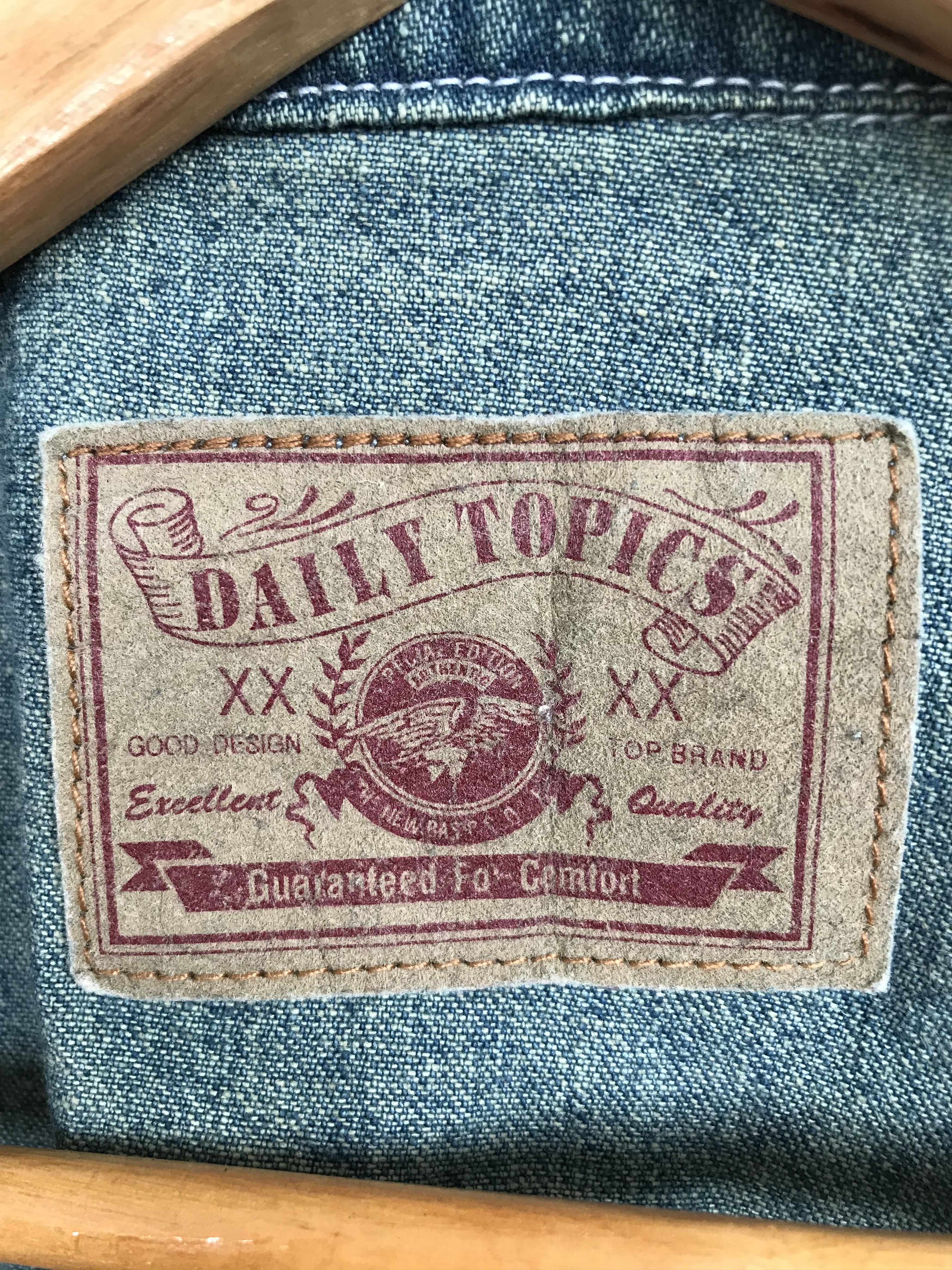 Comme des Garcons × Undercover Vintage Japanese Brand DAILY TOPICS Chore Denim Jacket Size US M / EU 48-50 / 2 - 12 Thumbnail