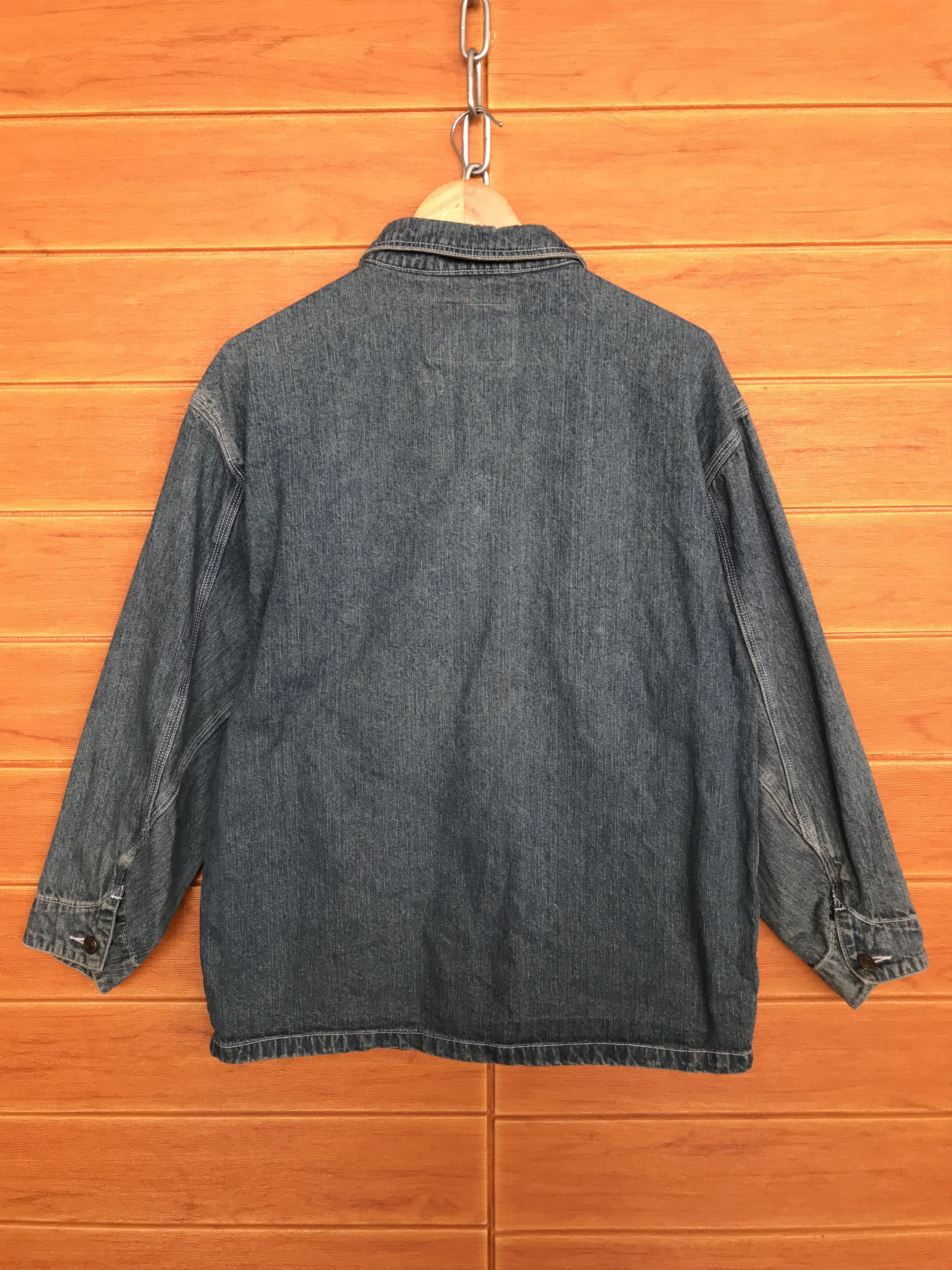 Comme des Garcons × Undercover Vintage Japanese Brand DAILY TOPICS Chore Denim Jacket Size US M / EU 48-50 / 2 - 7 Thumbnail