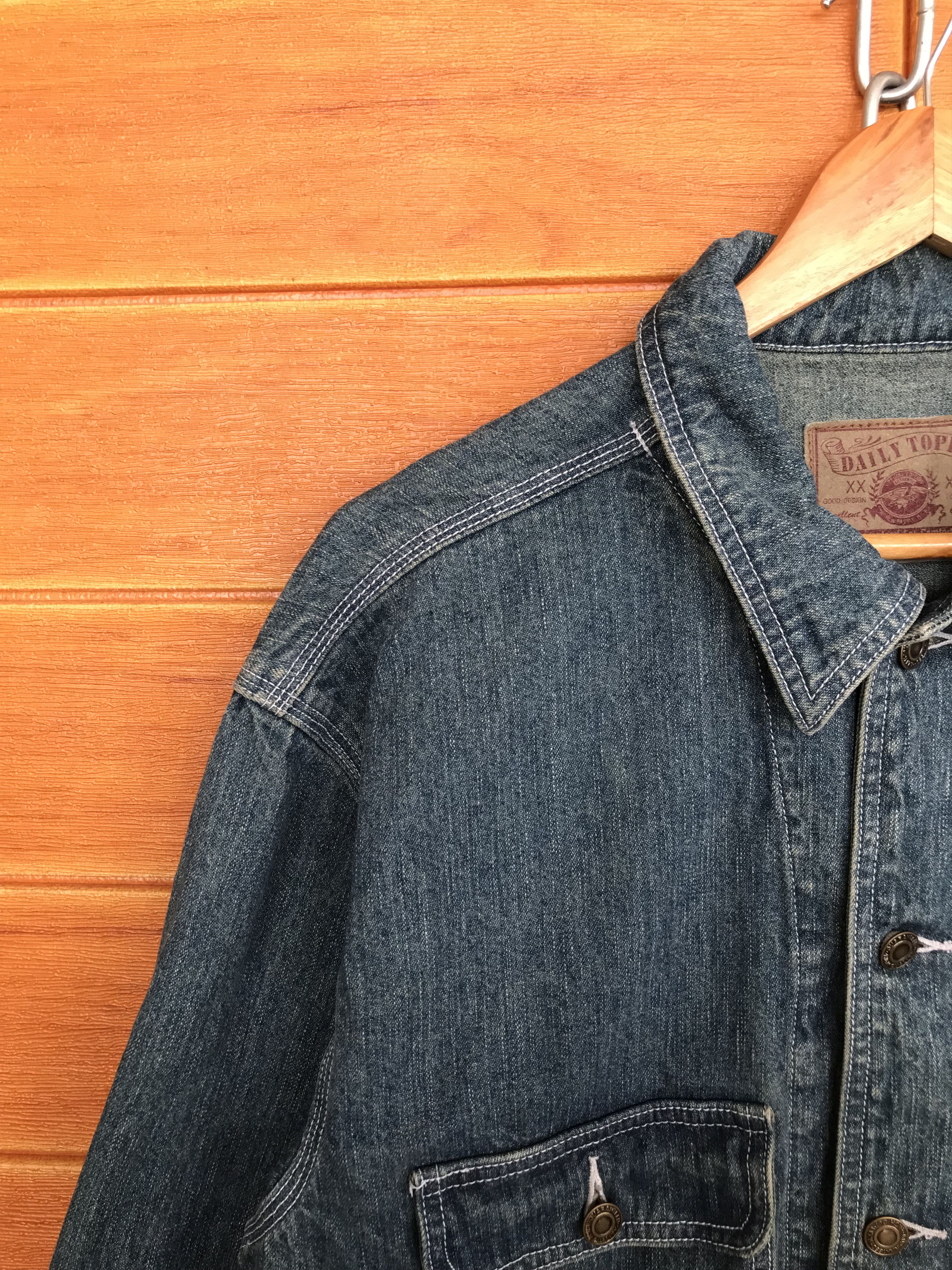 Comme des Garcons × Undercover Vintage Japanese Brand DAILY TOPICS Chore Denim Jacket Size US M / EU 48-50 / 2 - 2 Thumbnail