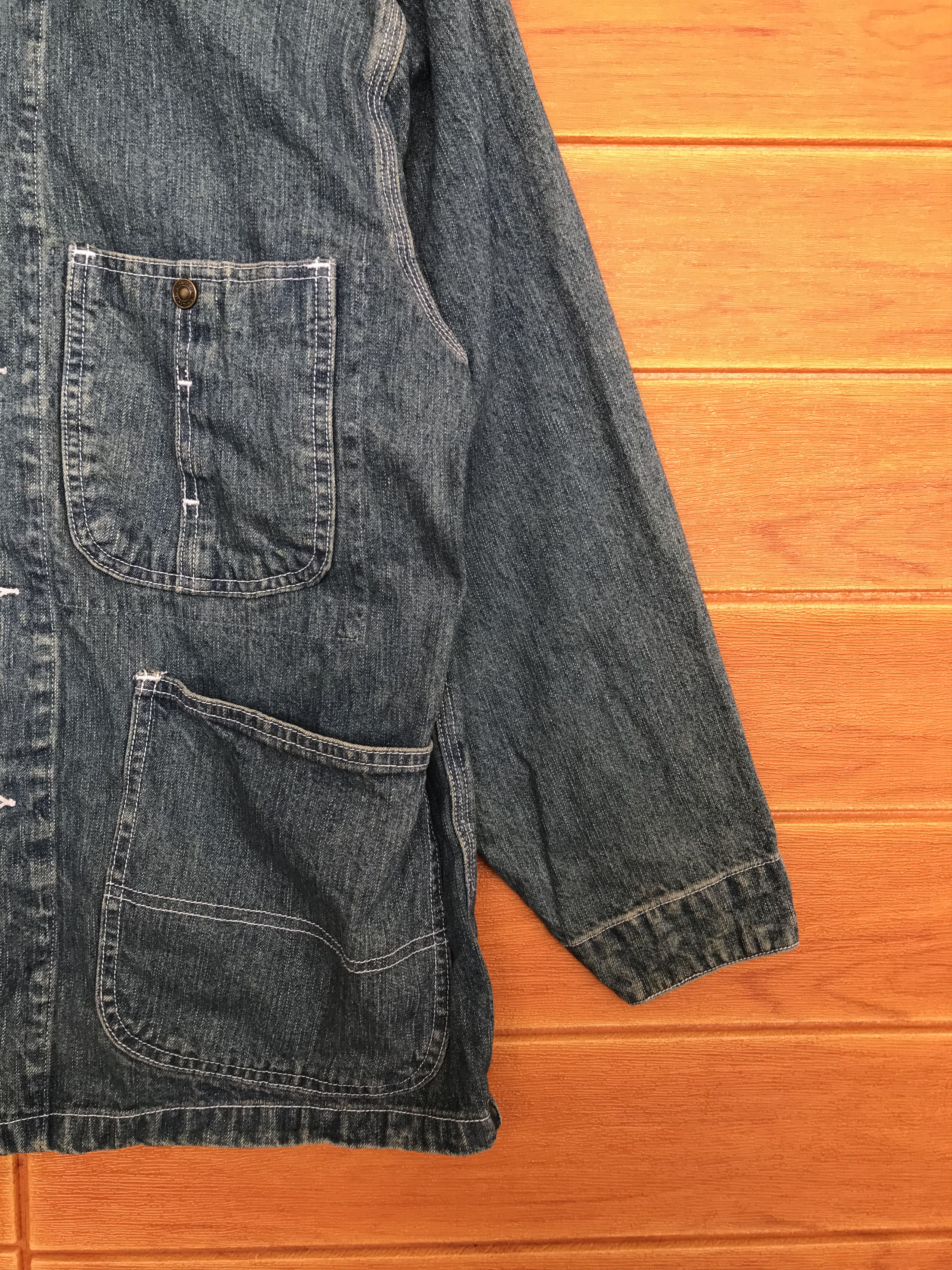 Comme des Garcons × Undercover Vintage Japanese Brand DAILY TOPICS Chore Denim Jacket Size US M / EU 48-50 / 2 - 5 Thumbnail