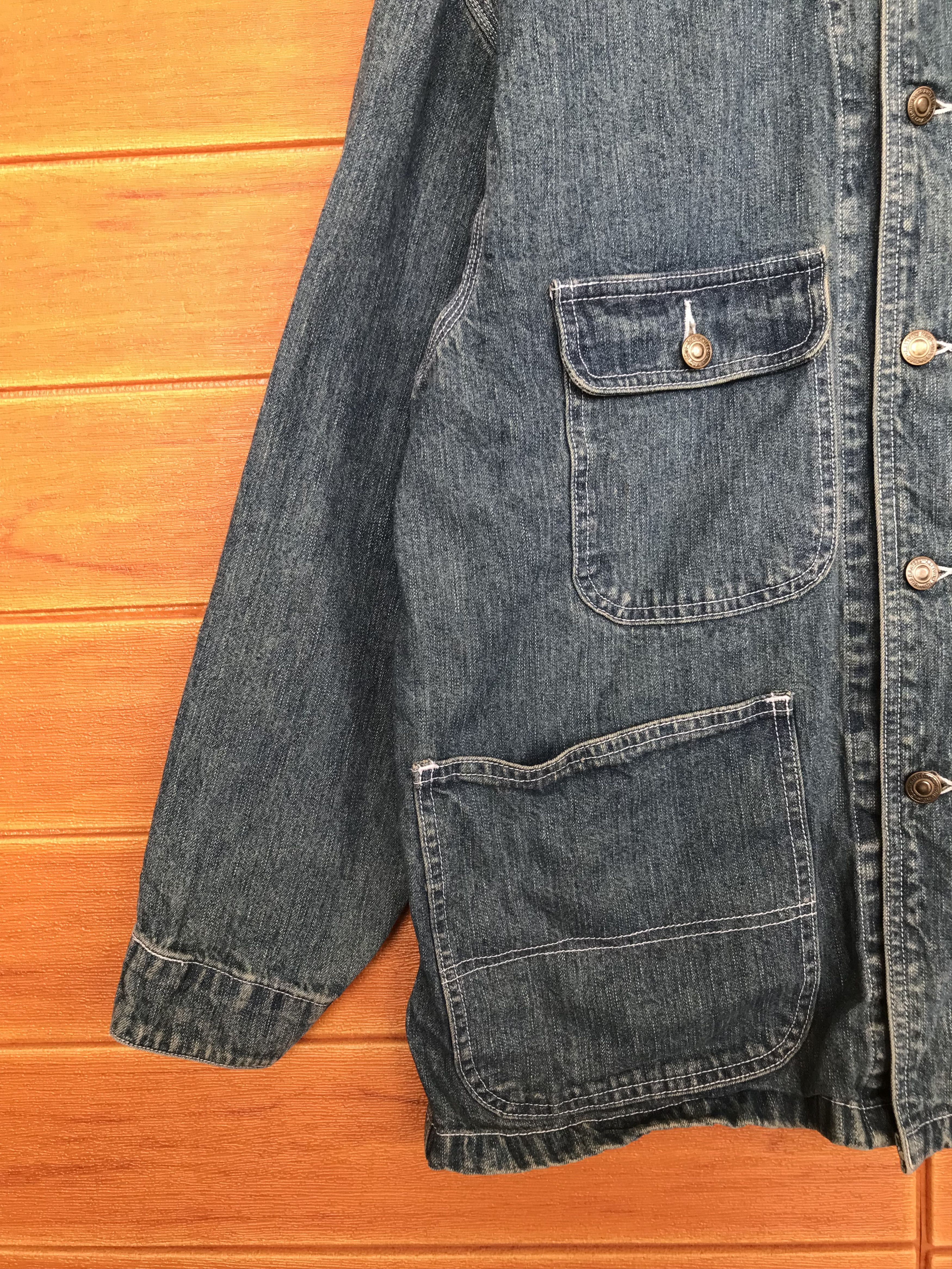 Comme des Garcons × Undercover Vintage Japanese Brand DAILY TOPICS Chore Denim Jacket Size US M / EU 48-50 / 2 - 4 Thumbnail