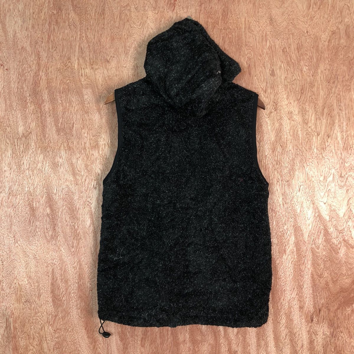 Homespun Knitwear × Japanese Brand SunLucas Black Shag Shaggy Vest Size US M / EU 48-50 / 2 - 8 Thumbnail