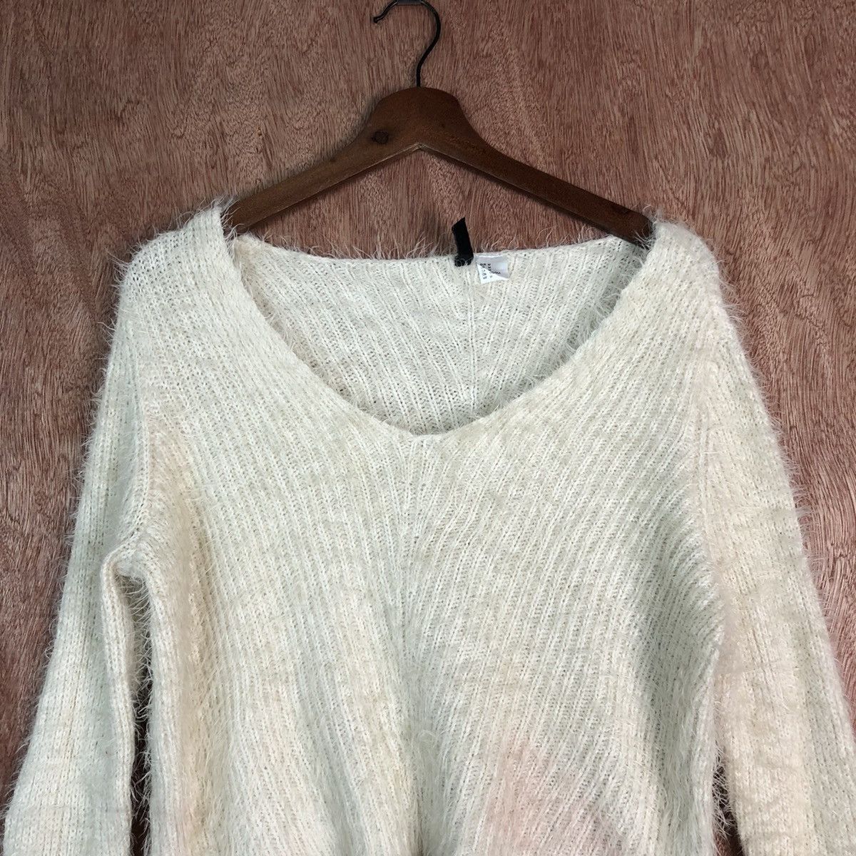 Divided × H&M × Homespun Knitwear Divided H&M Cream Mohair Cardigan Size US M / EU 48-50 / 2 - 2 Thumbnail