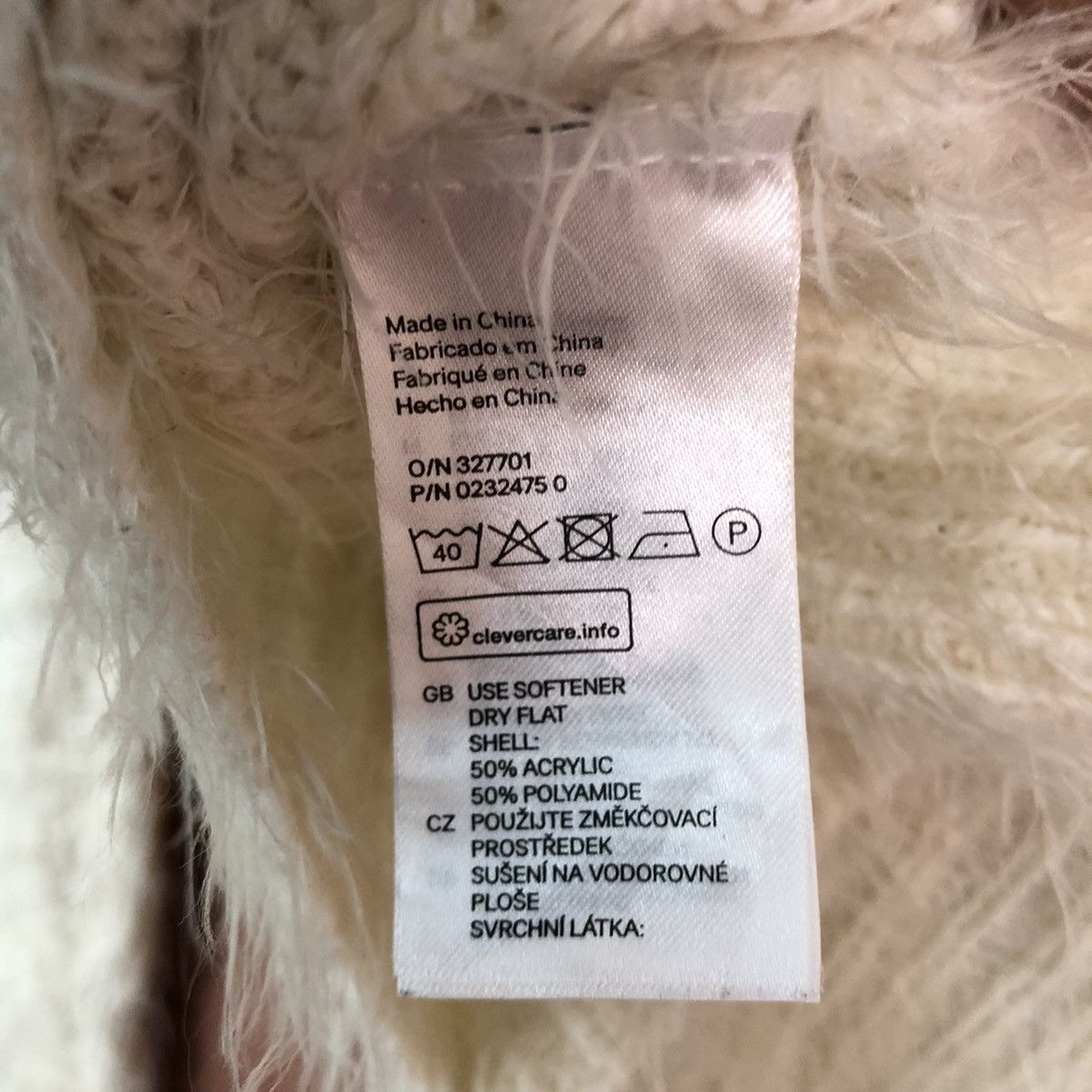 Divided × H&M × Homespun Knitwear Divided H&M Cream Mohair Cardigan Size US M / EU 48-50 / 2 - 10 Thumbnail